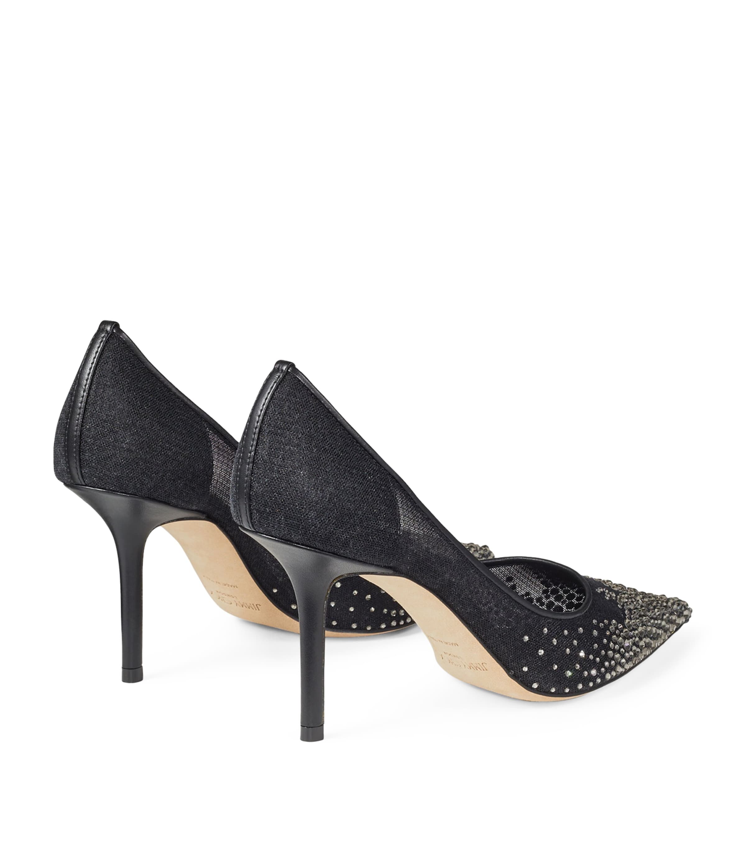 Love 85 Embellished Pumps BLACK/BLACK Image 2