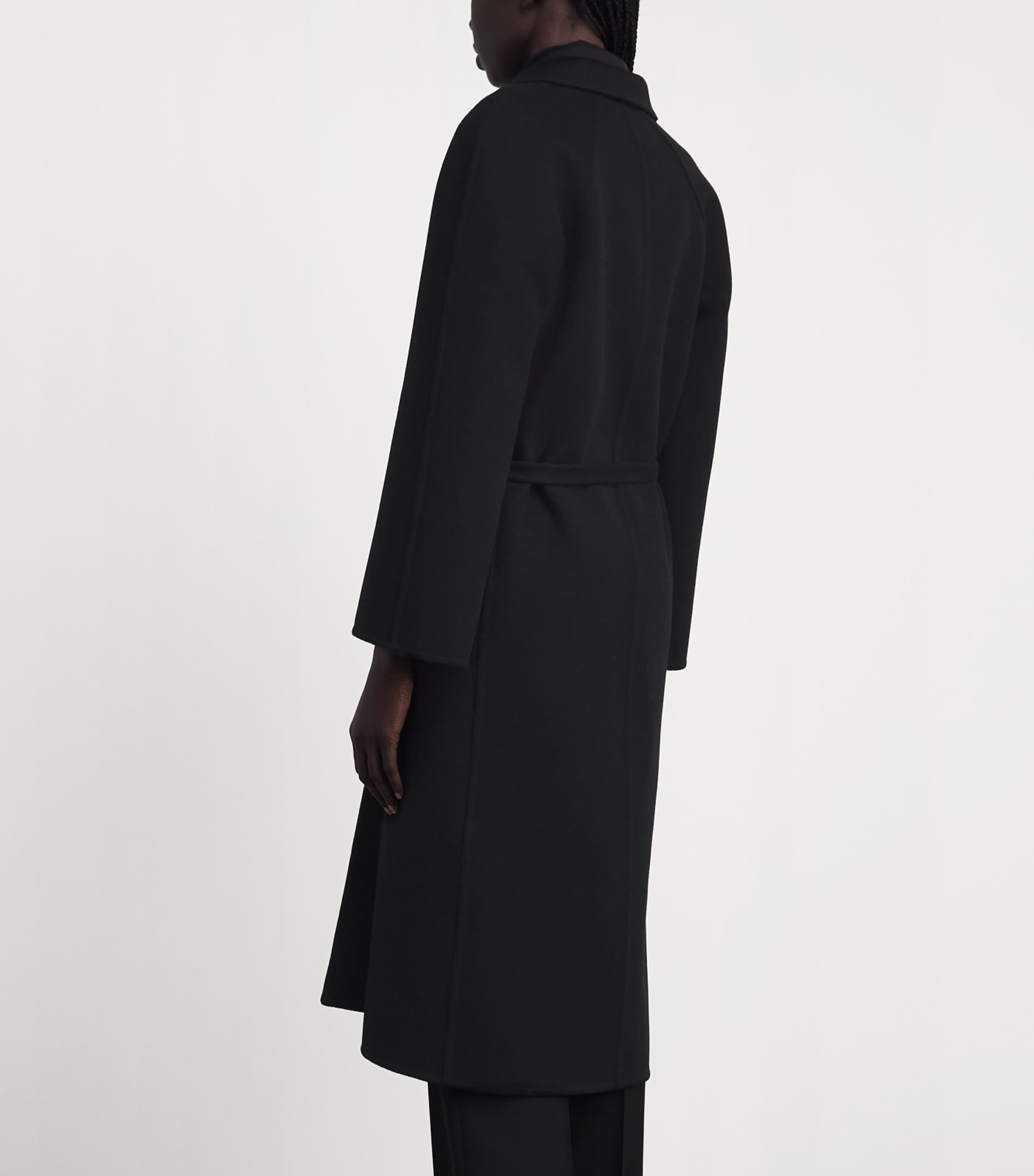 Jil Sander Womens Wool Belted Coat Black Image 5