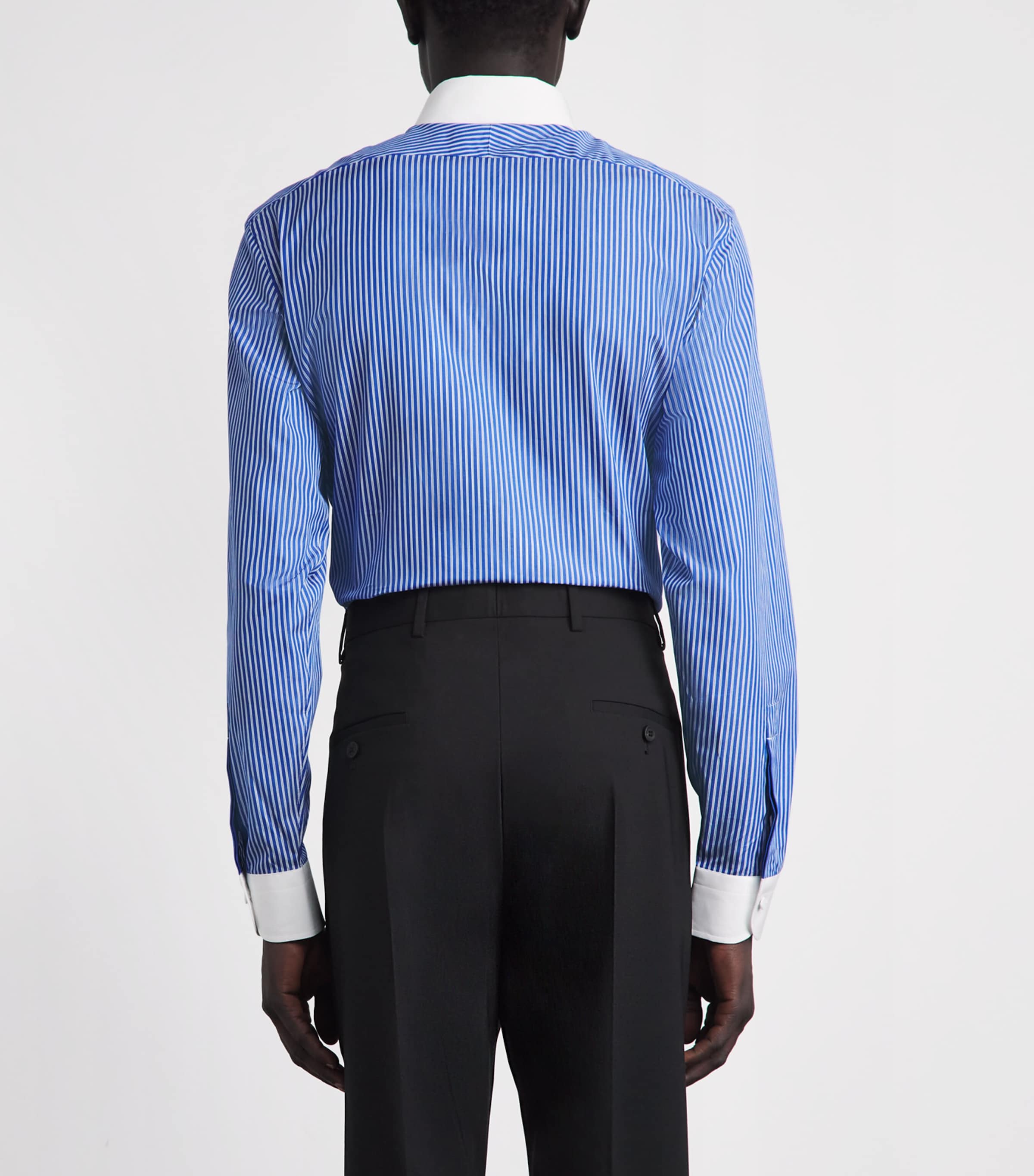 TOM FORD Mens Cotton Stripe Shirt Uwa Image 5