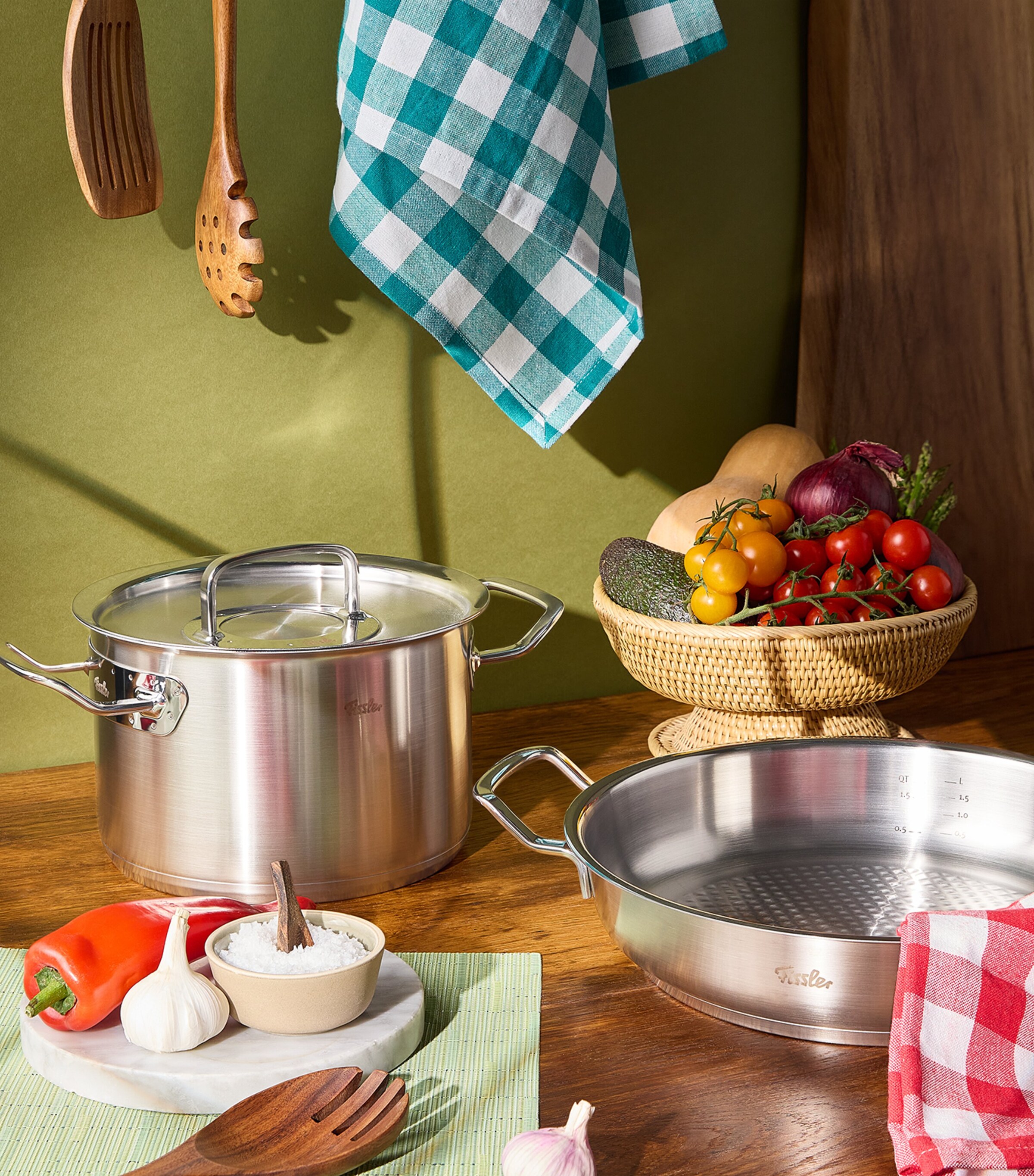 Original Profi 7-Piece Cookware Set STAINLESS STEEL Image 5