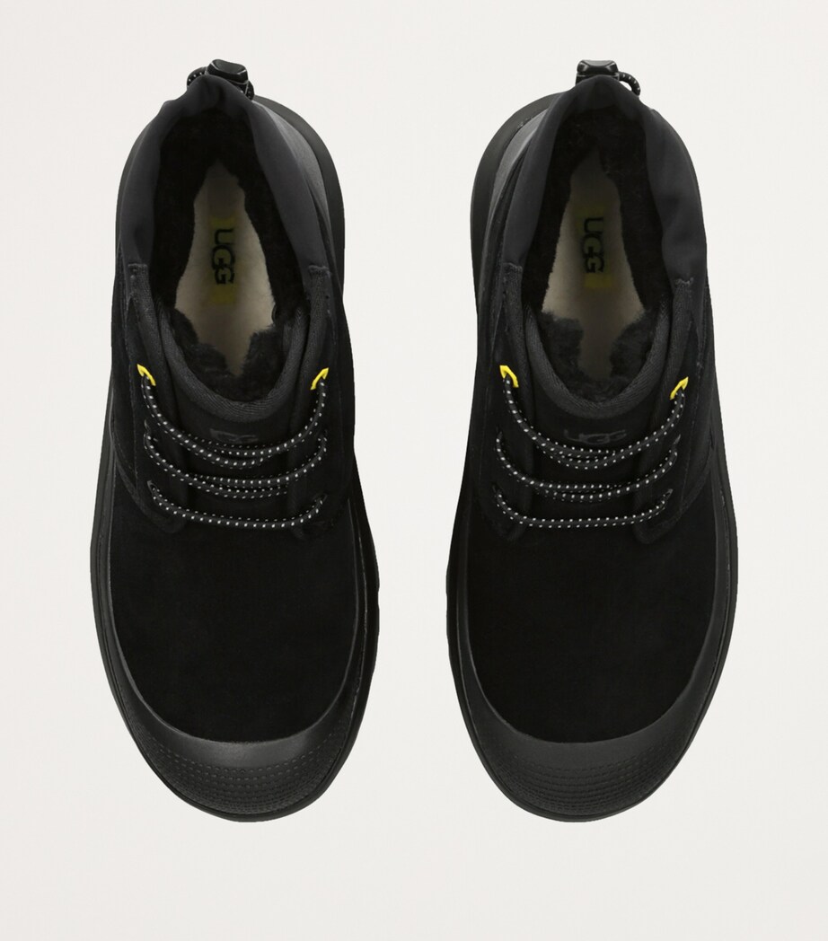 UGG Suede Neumel Lace-Up Boots Black Image 6