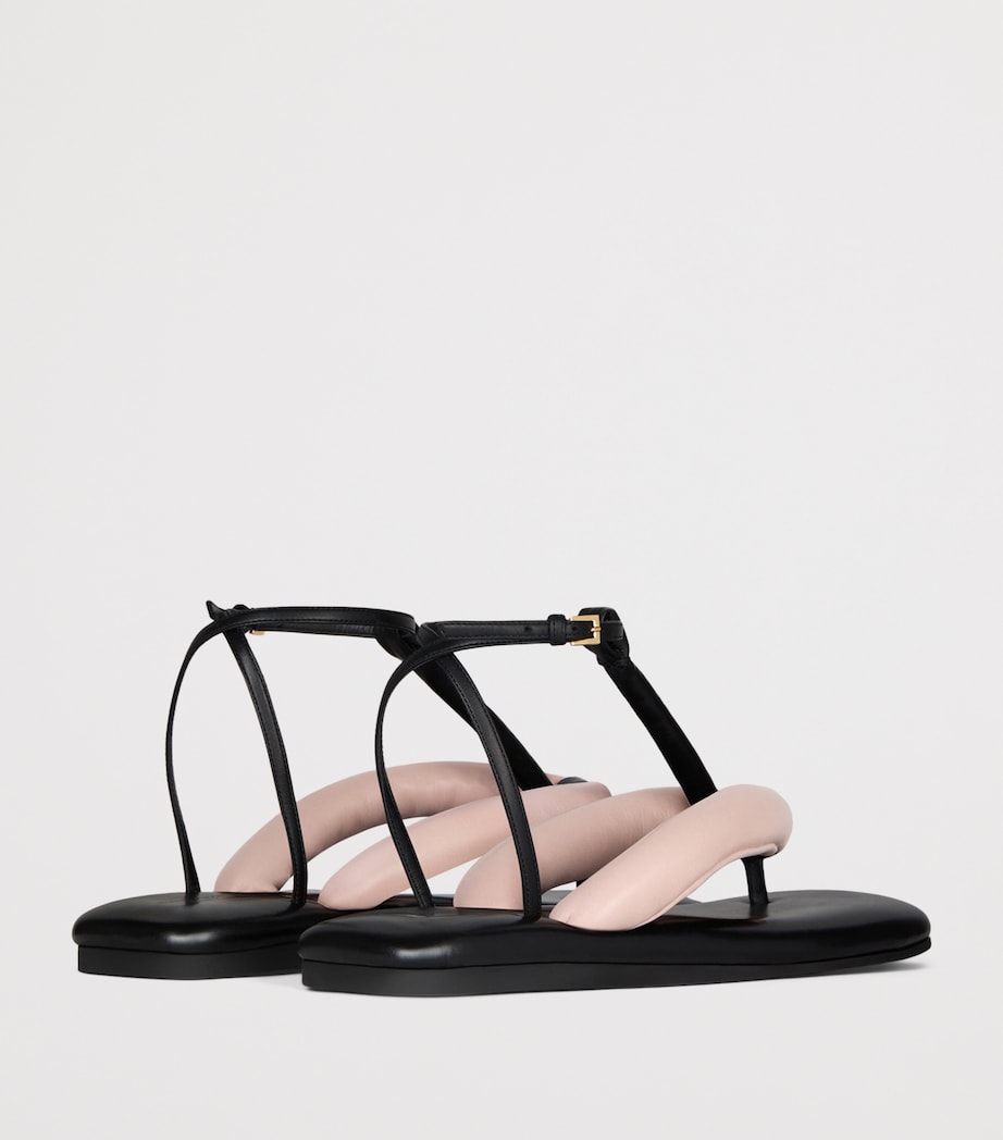 Givenchy Leather Boudoir Sandals Black/pink Image 4