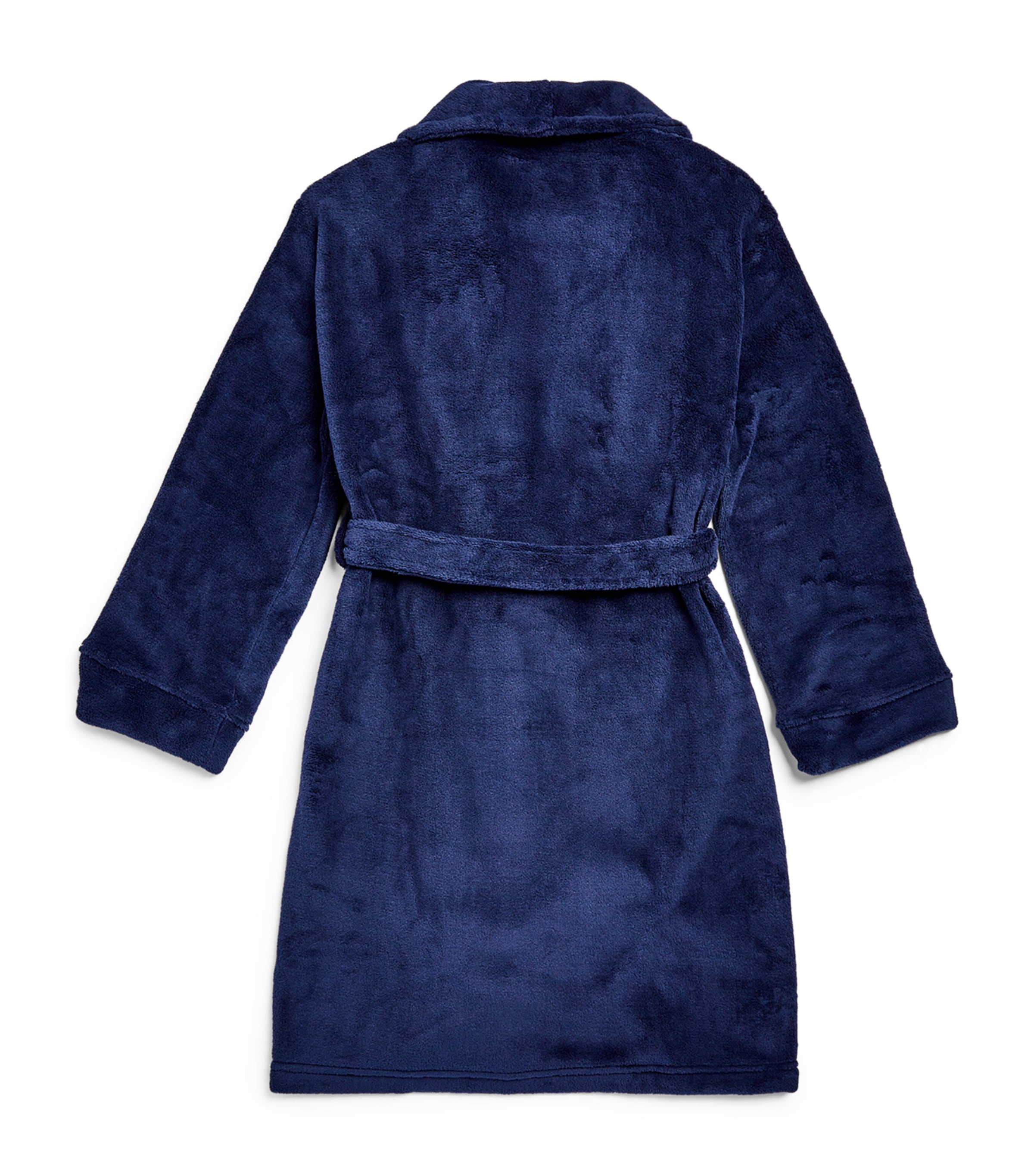 Brushed Terry Bathrobe (7-14 Years) NEWPORT NAVY Image 2