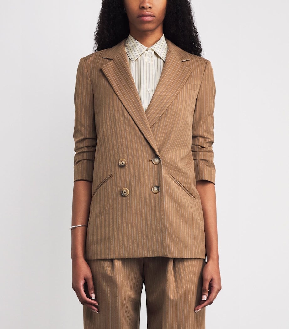 Pinstripe Rupert Dickey Jacket N0964 MALT MULTI Image 3