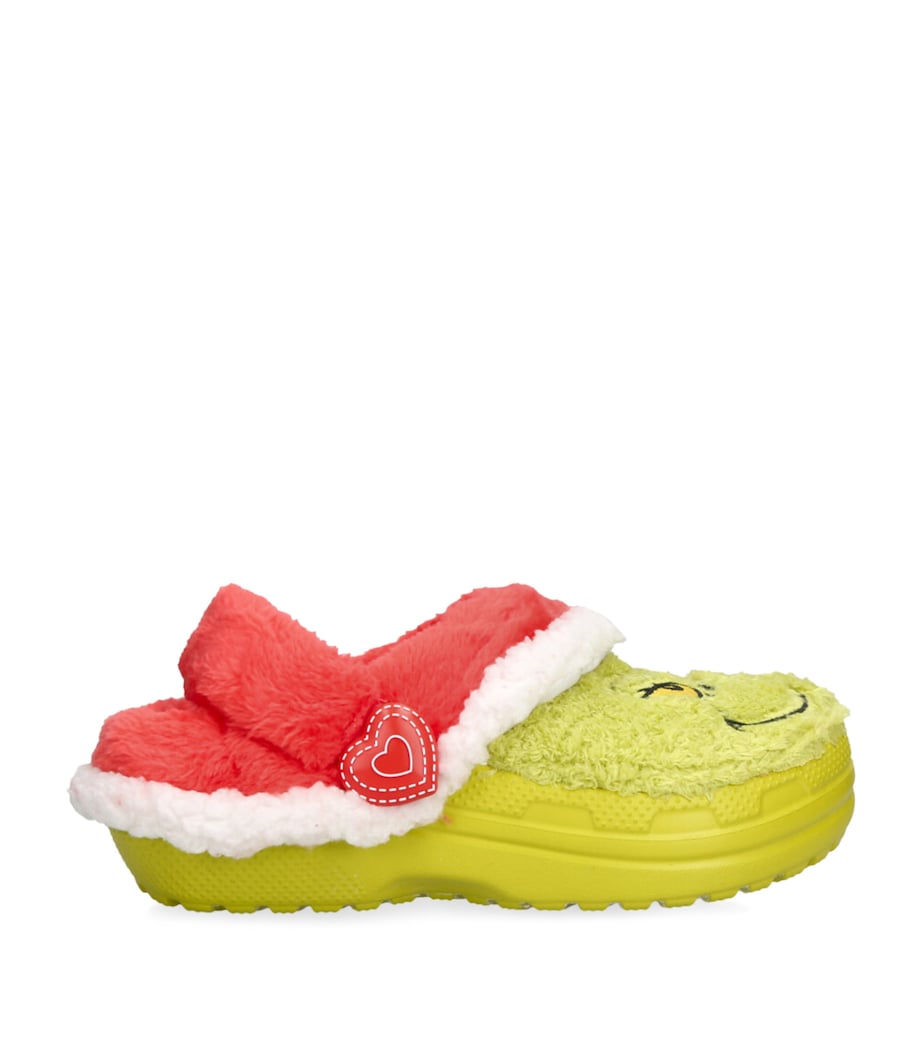 CROCS KIDS The Grinch Classic Lined Clogs Green Comb Image 1