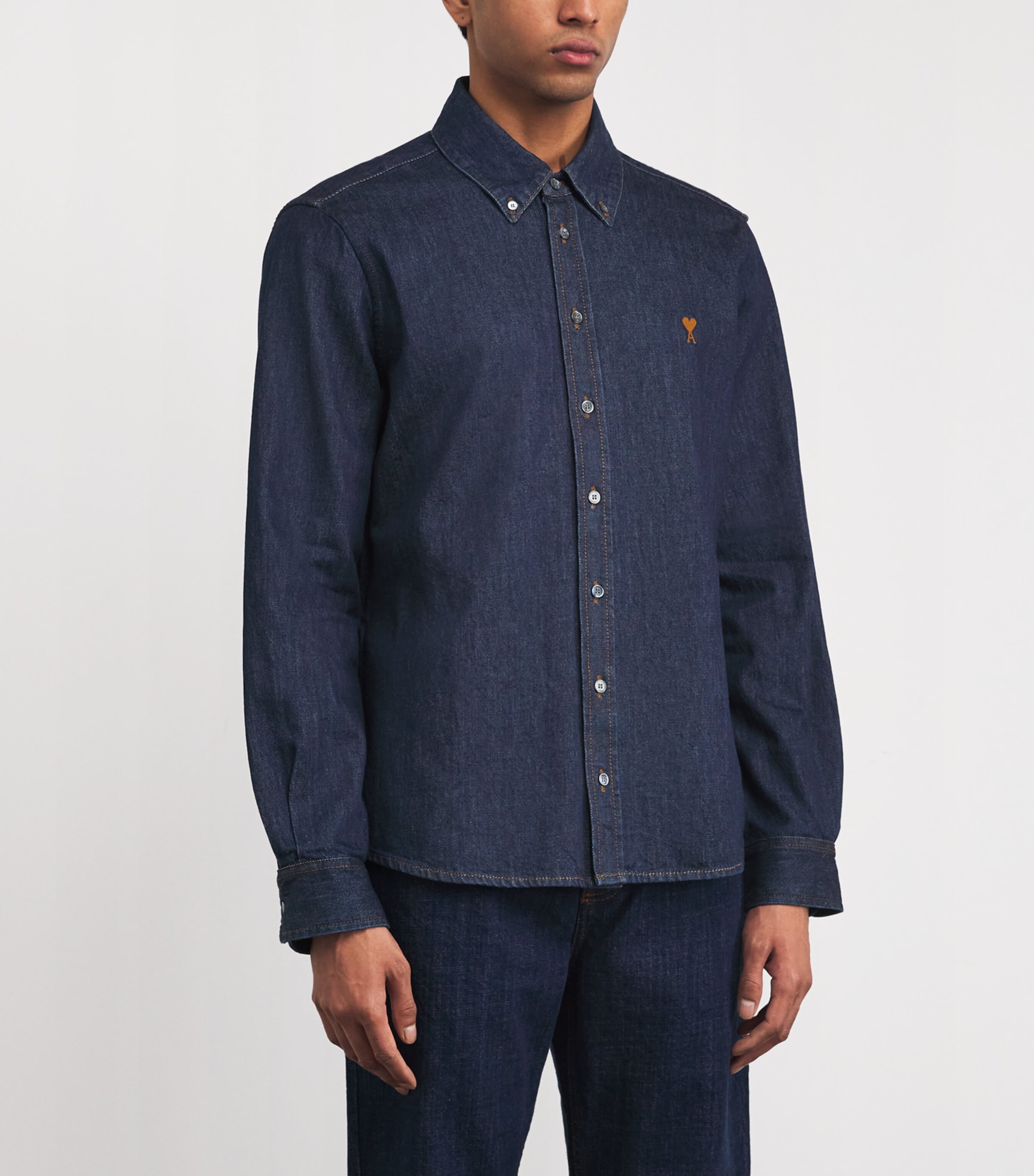 Ami de Coeur Denim Shirt 402 INDIGO Image 3