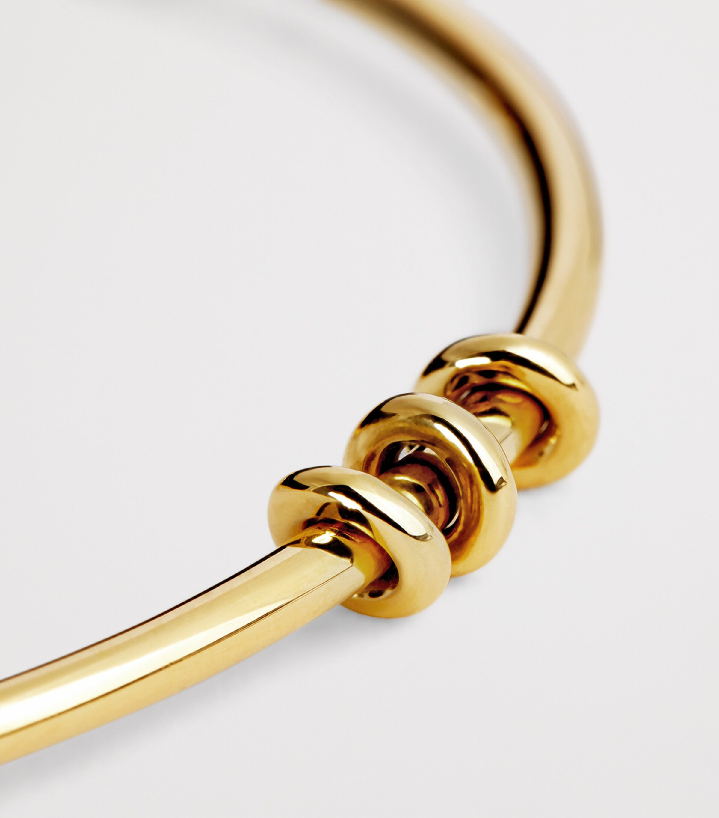 Spinelli Kilcollin Yellow Gold and Diamond Arc Kini Bangle Yellow Gold Image 5