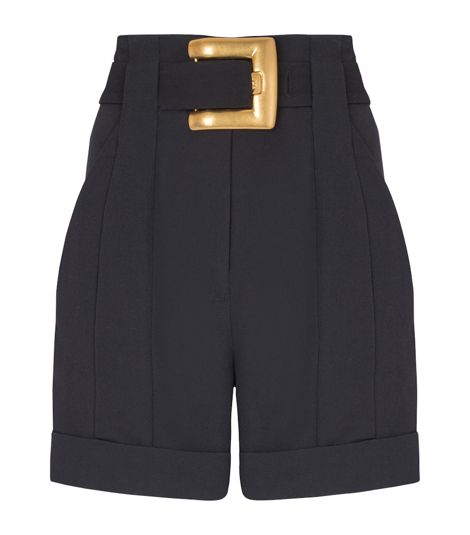 Grain de Poudre Belted Shorts 0PA NOIR Image 1