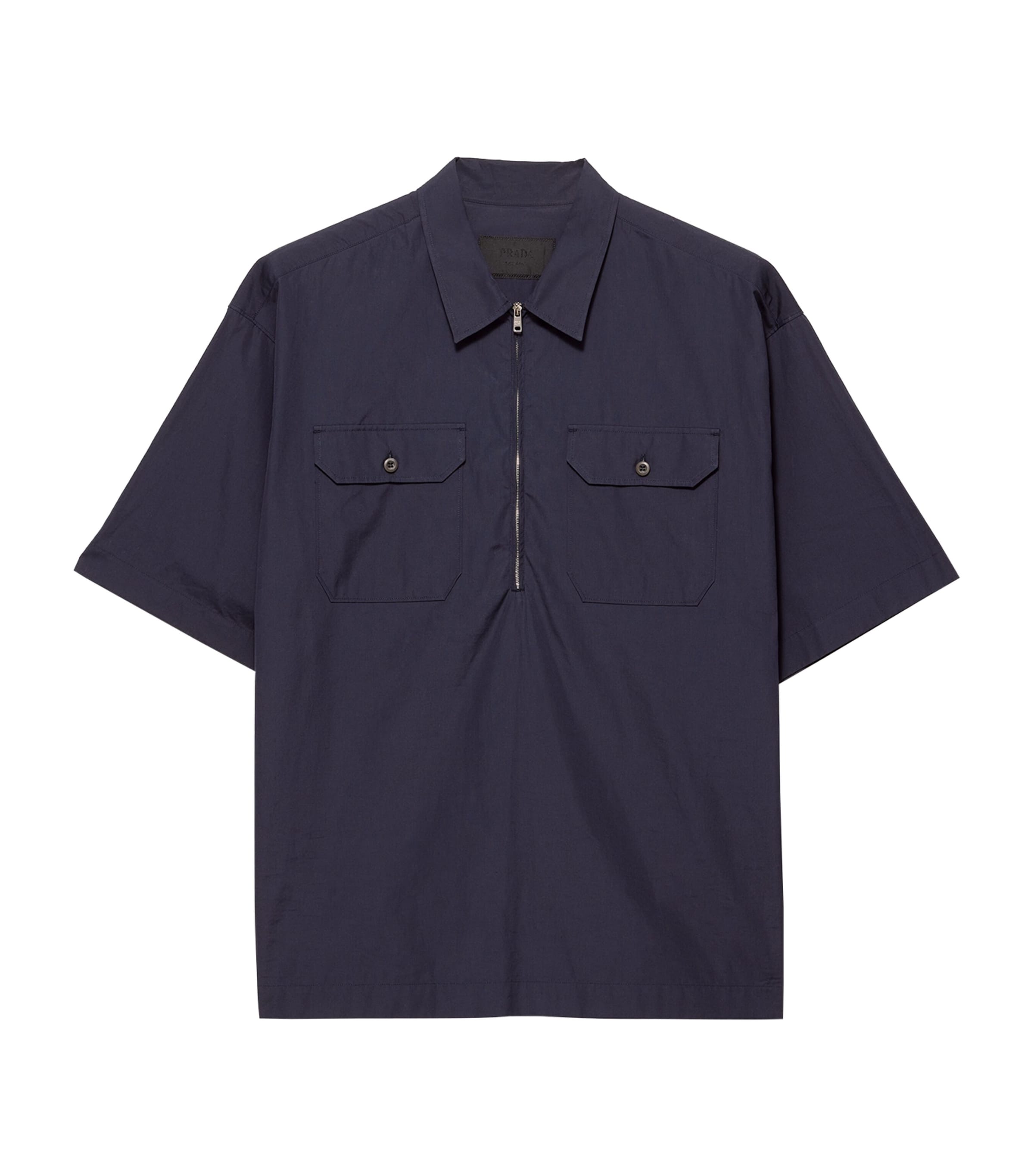 Prada Mens Cotton Bowling Shirt Image 1