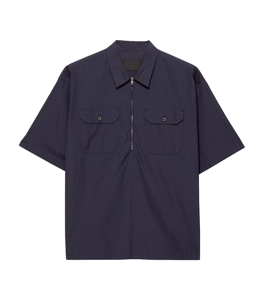 Prada Mens Cotton Bowling Shirt Image 1