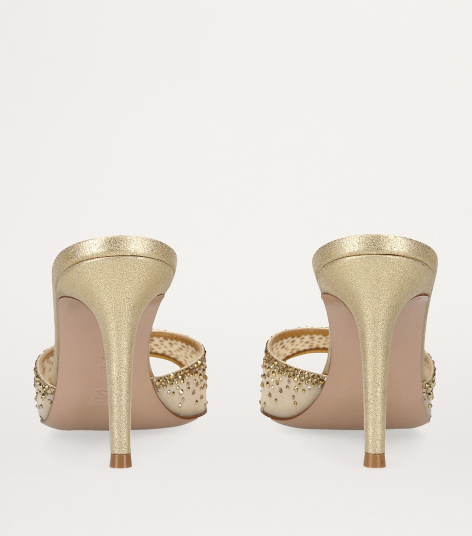 Embellished Rania Mules 85 GOLD Image 2
