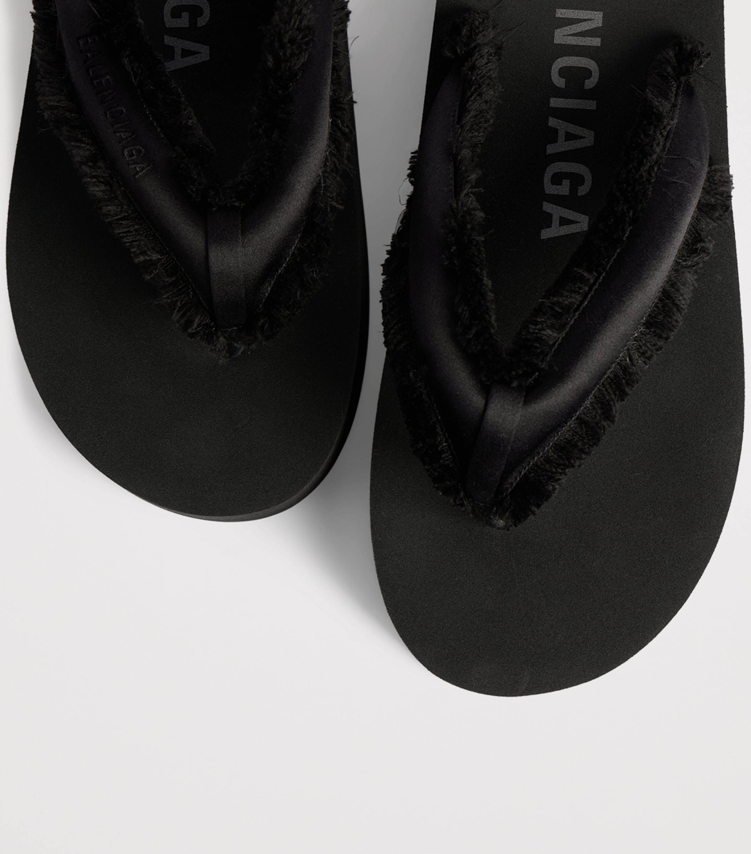 Balenciaga Fringed Jet Lag Flip Flops Image 4