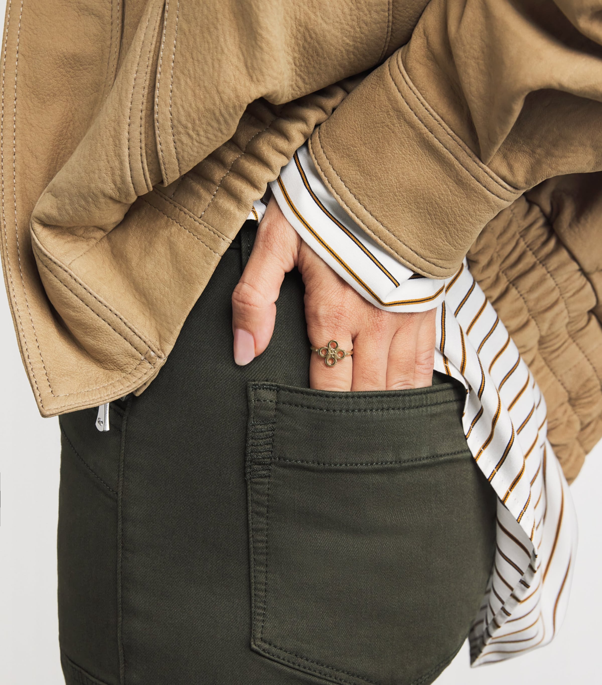 Kira Clover Ring TORY GOLD Image 2