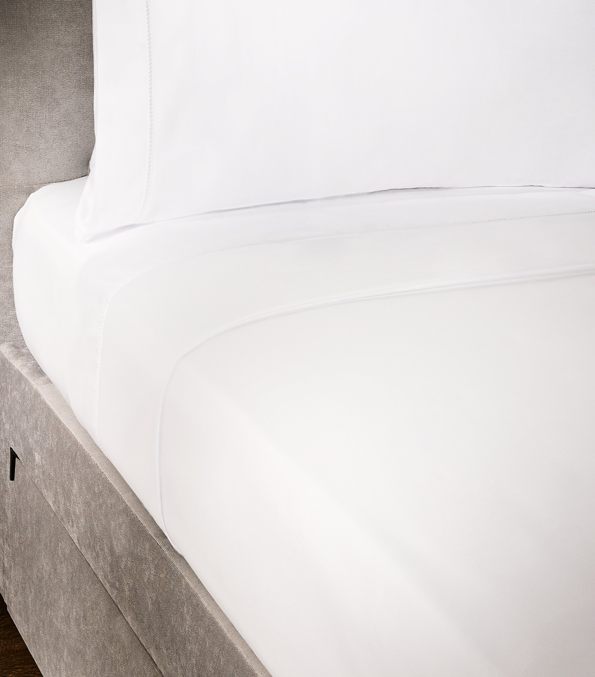 Wycollar King Flat Sheet (275cm x 295cm) WHITE Image 4