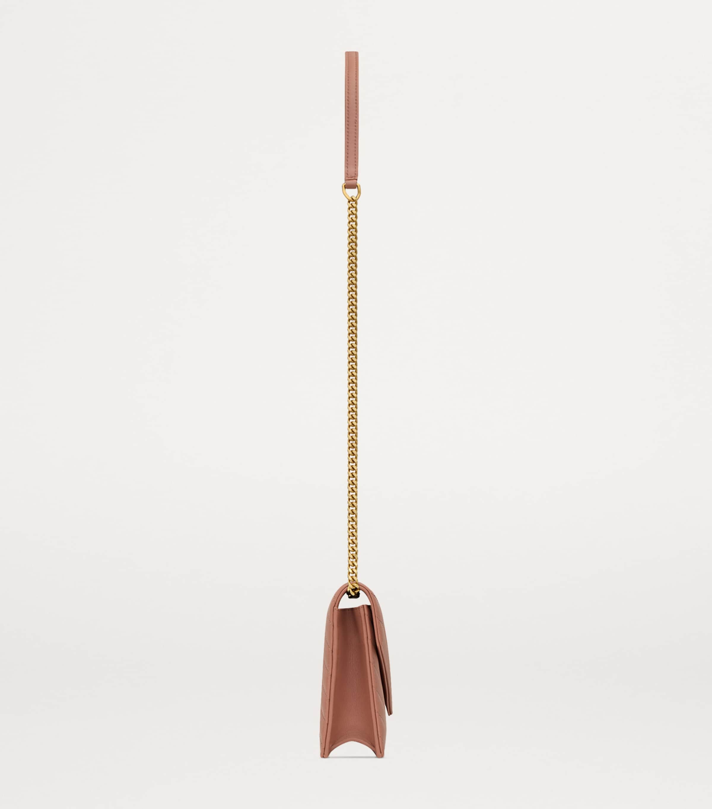 Leather Envelope Chain Wallet 5922 Image 3