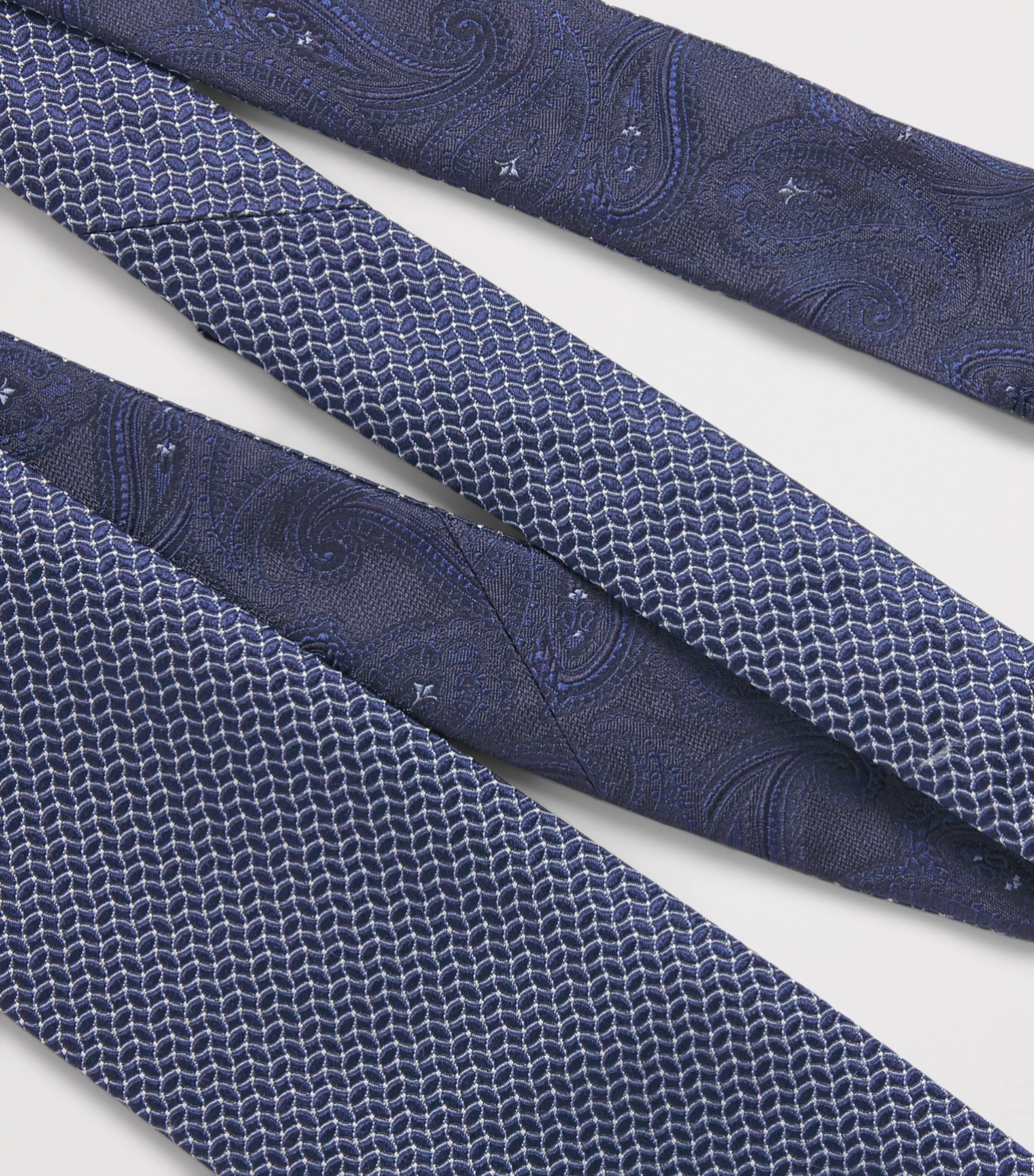 Corneliani Silk Jacquard Tie Blue Image 5
