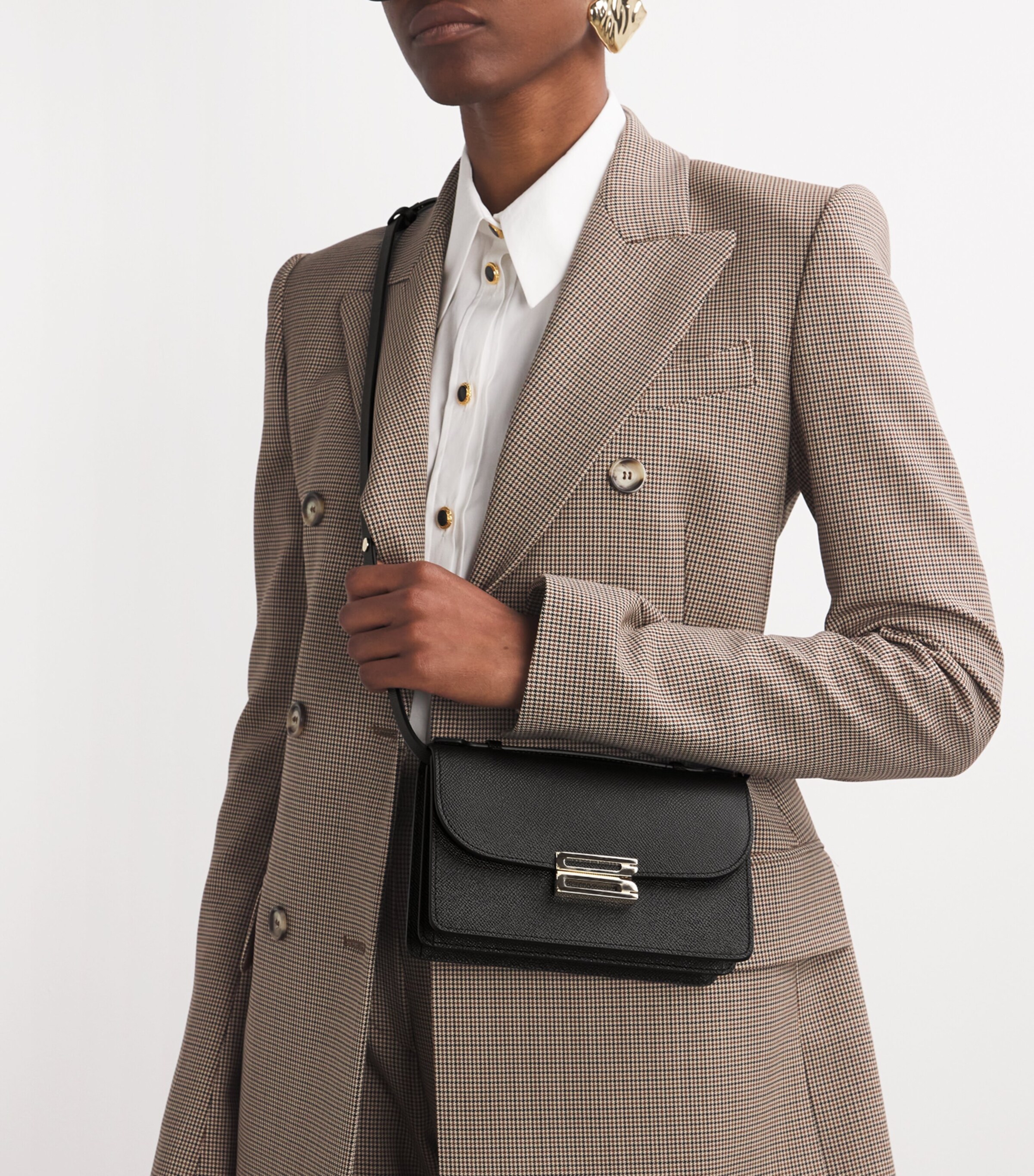Victoria Crossbody Bag In Brown Leather – Victoria Beckham Int