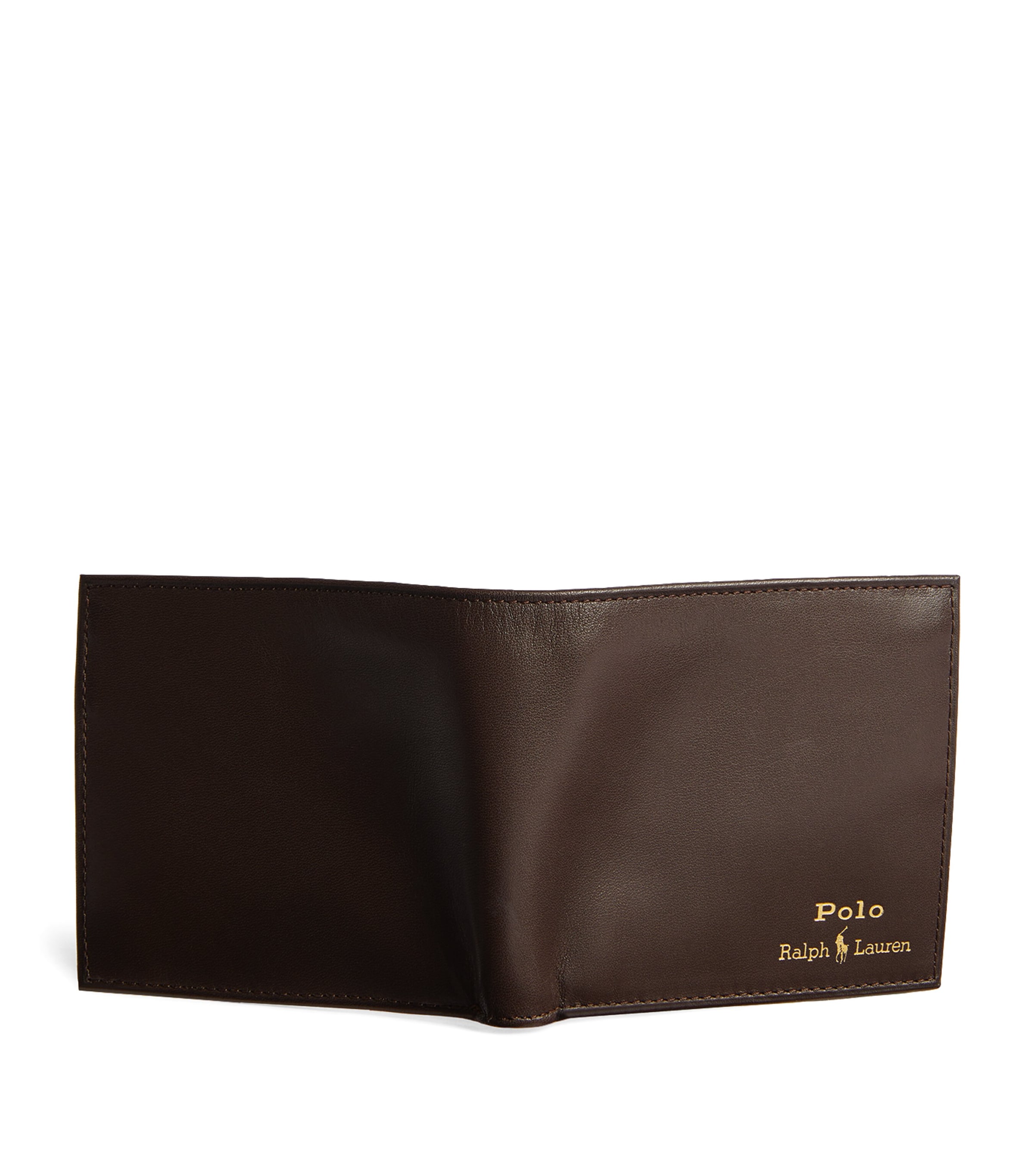 Leather Logo Wallet BROWN Image 2