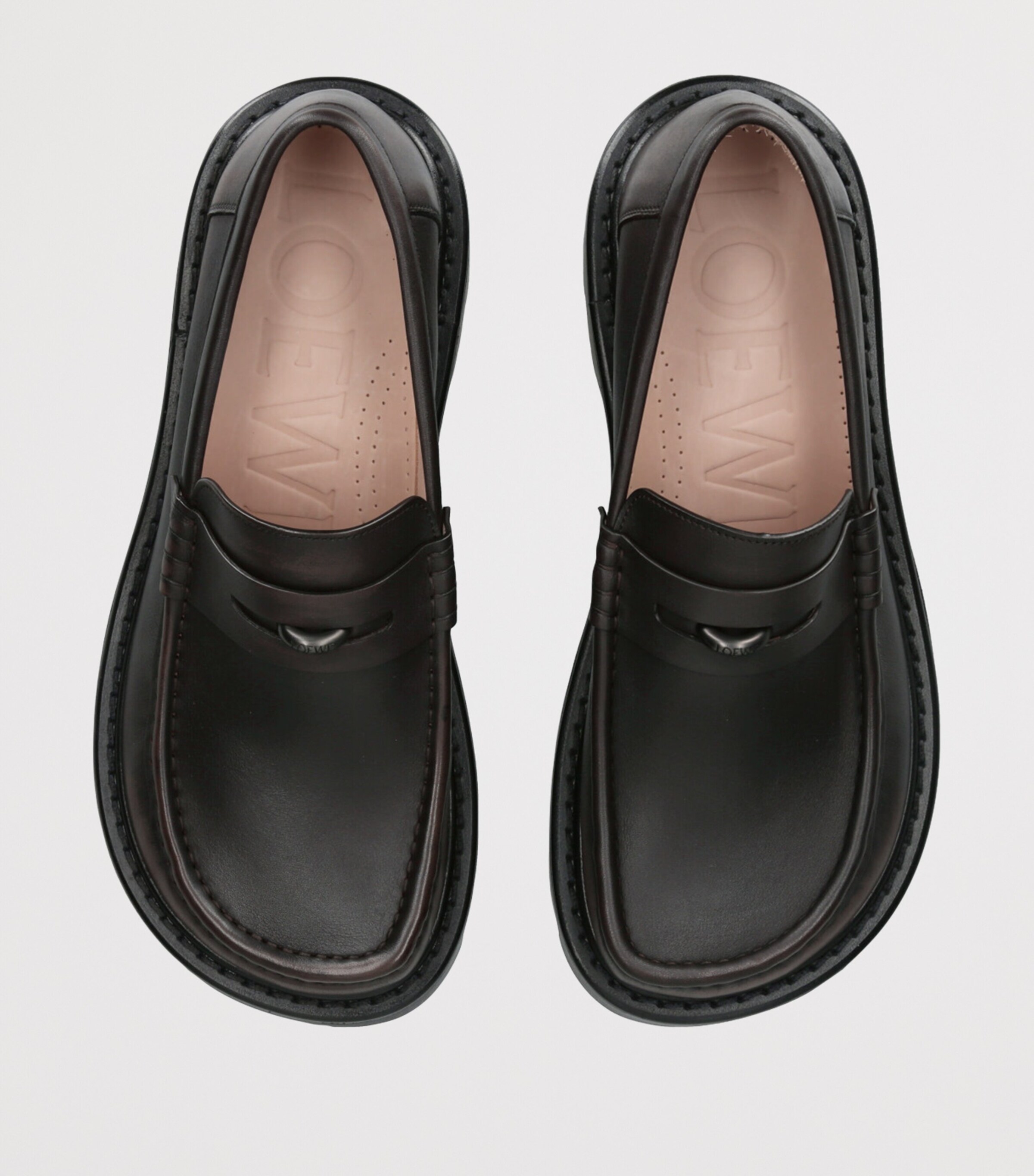 Leather Sierra Loafer DARK BROWN Image 4