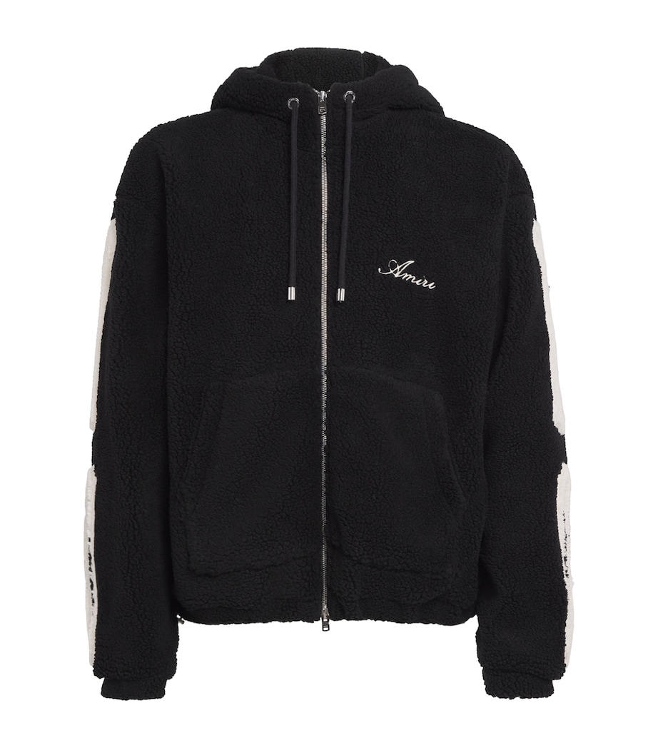 Fleece Bones Hoodie BLACK Image 1