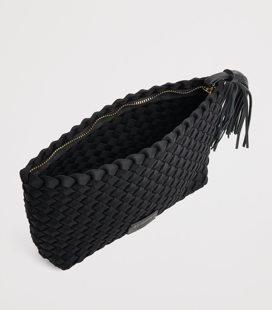 Harrods Neoprene Woven Pouch Black Image 2