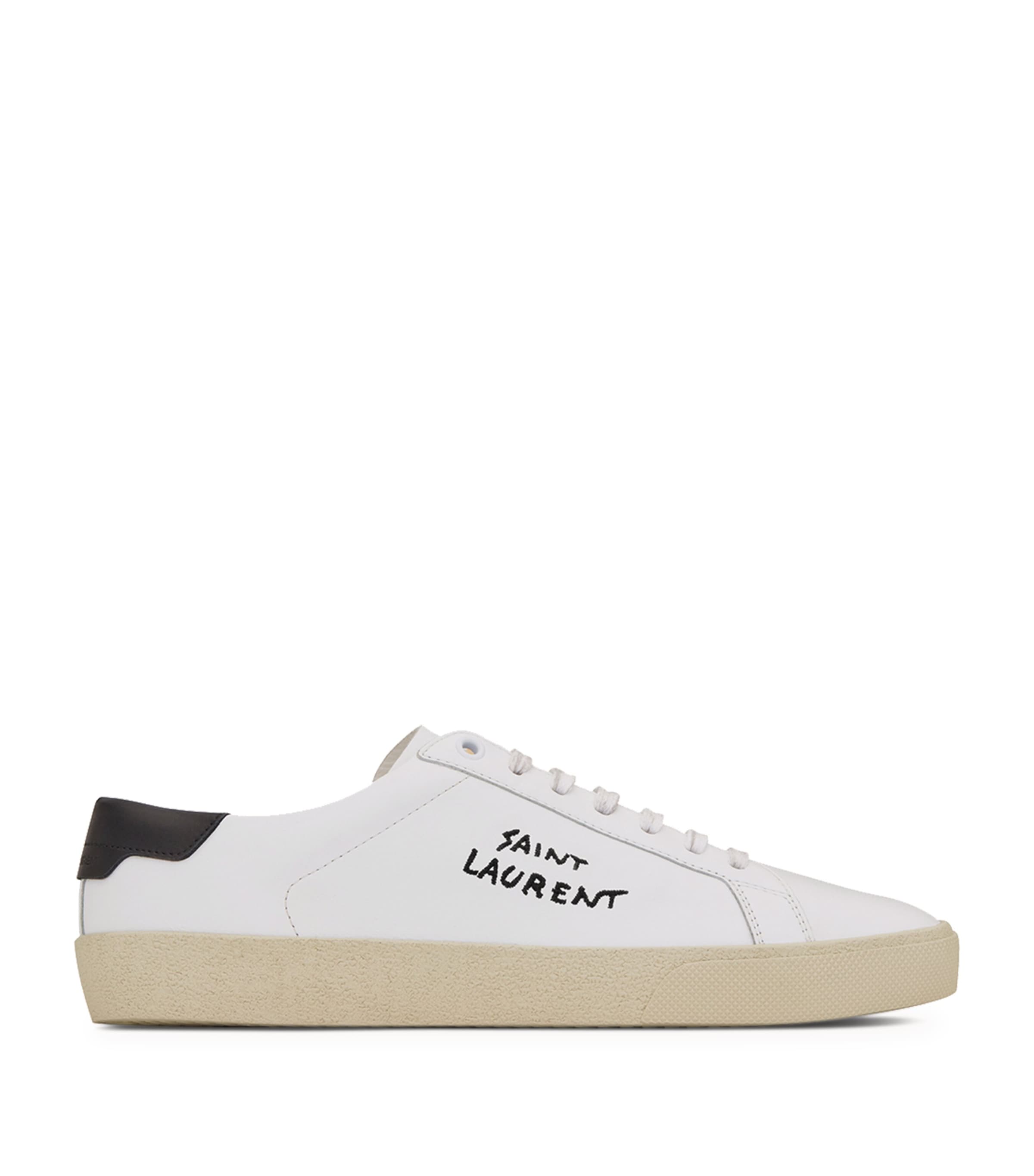 Saint Laurent Leather Court Classic Andy Sneakers Image 1
