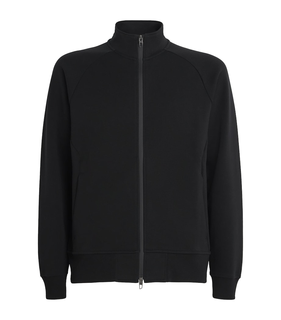 Double Knit Zip-Up Jacket POLO BLACK Image 1