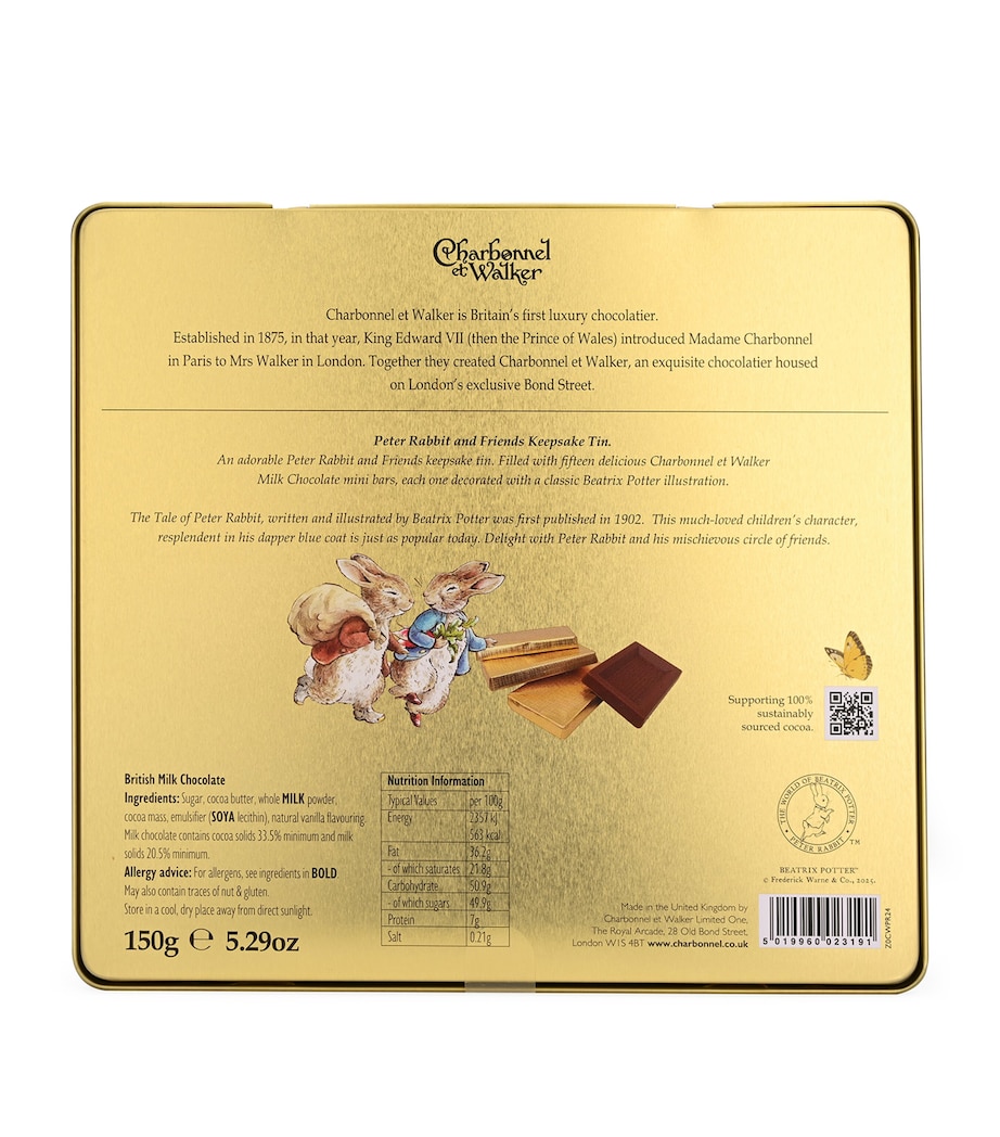 Peter Rabbit Chocolate Slims Tin (150g) NO COLOUR Image 4