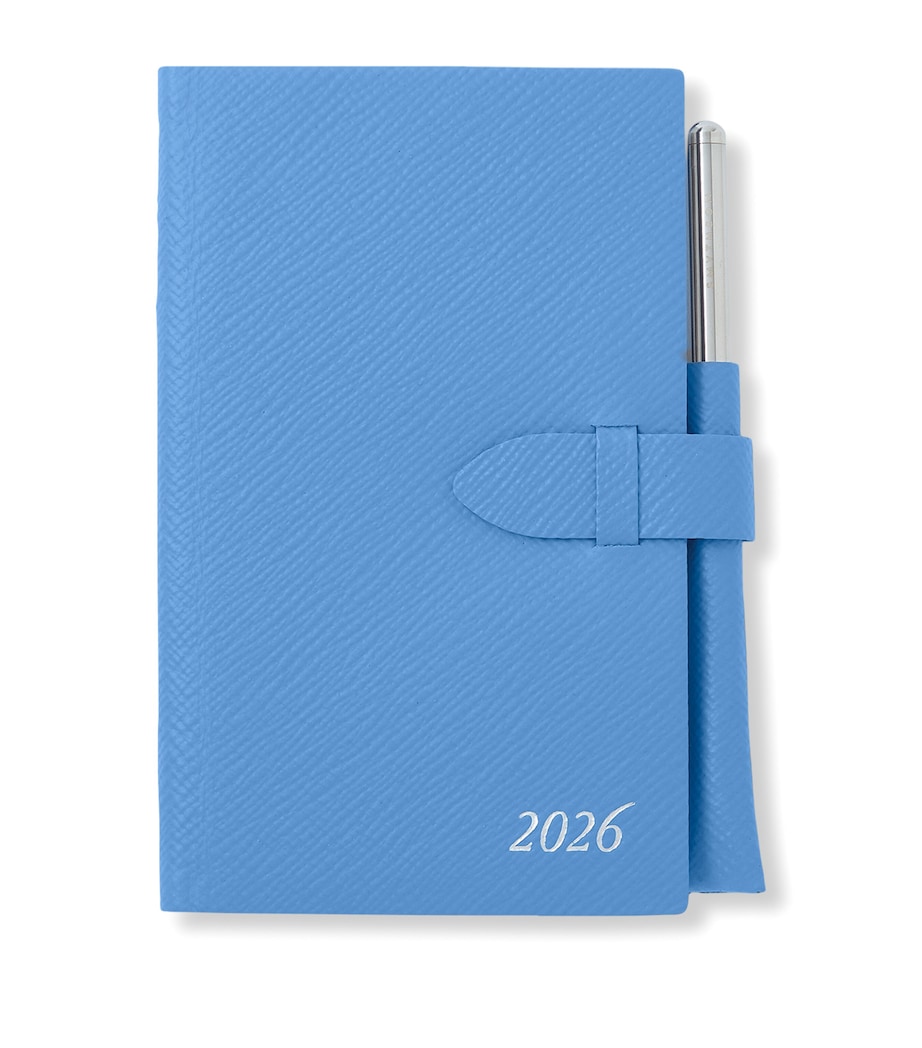 Panama Leather 2026 Weekly Diary NILE BLUE SS21 Image 1