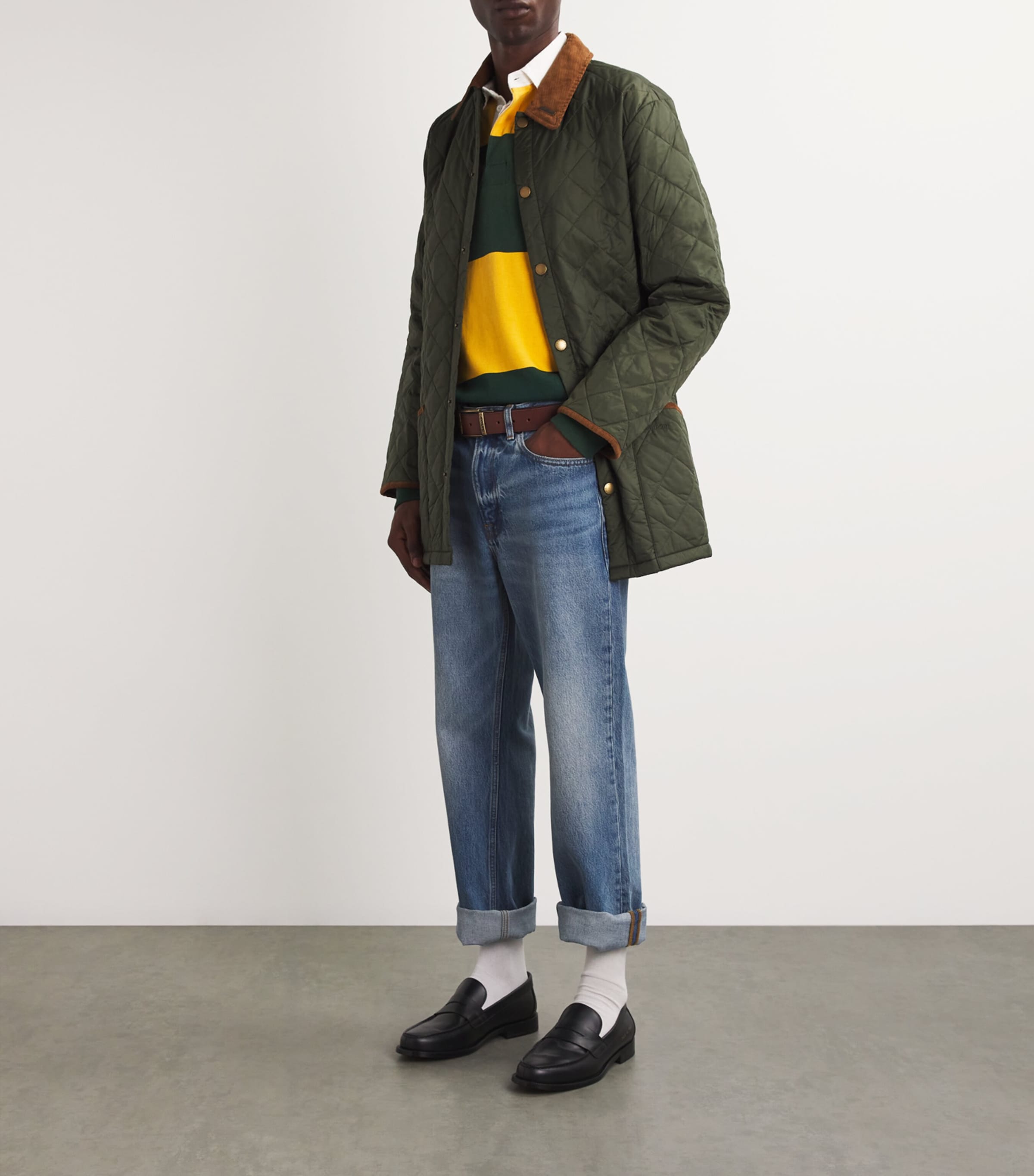 Leather Tartan Reversible Belt CLASSIC TARTAN/BROWN Image 5