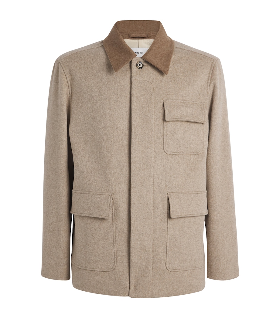 Virgin Wool Field Jacket 200 BROWN Image 1