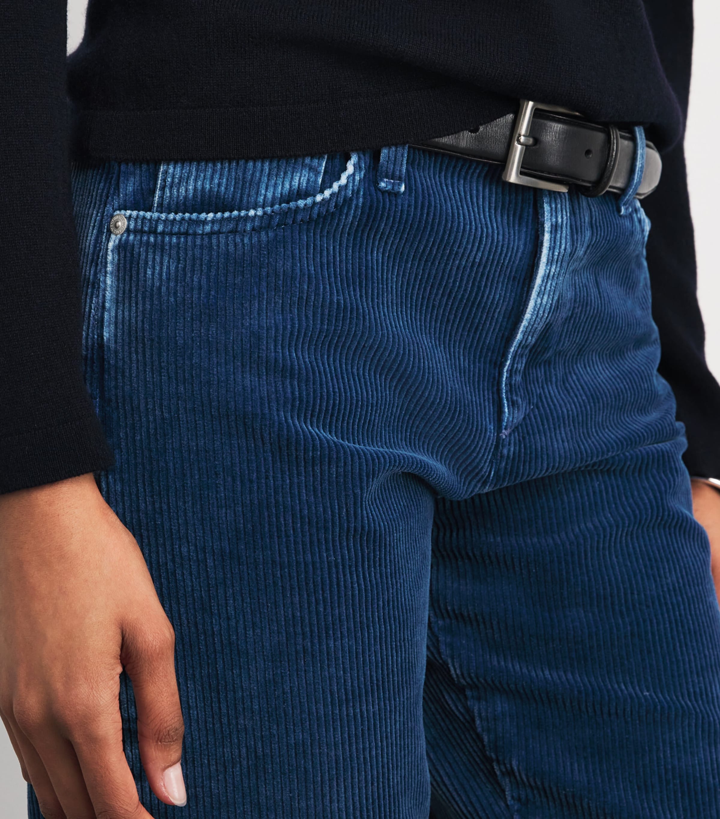 Corduroy Tess High-Rise Straight Jeans OXNARD Image 6