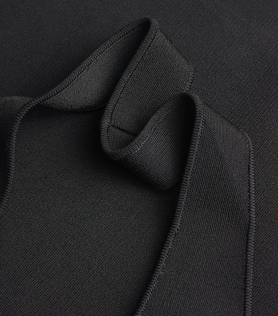 Theory Womens Ribbed Halterneck Top Black Image 6