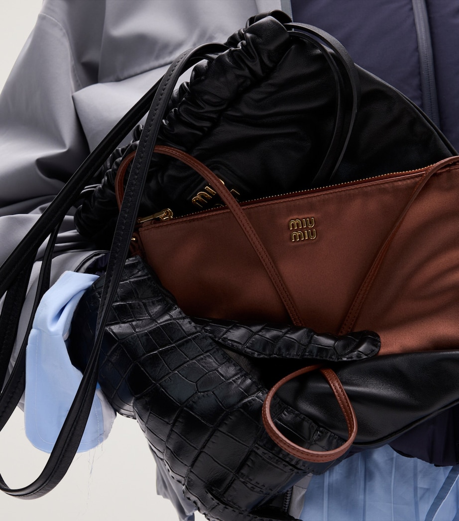 Miu Miu Mini Satin Pouch Image 3