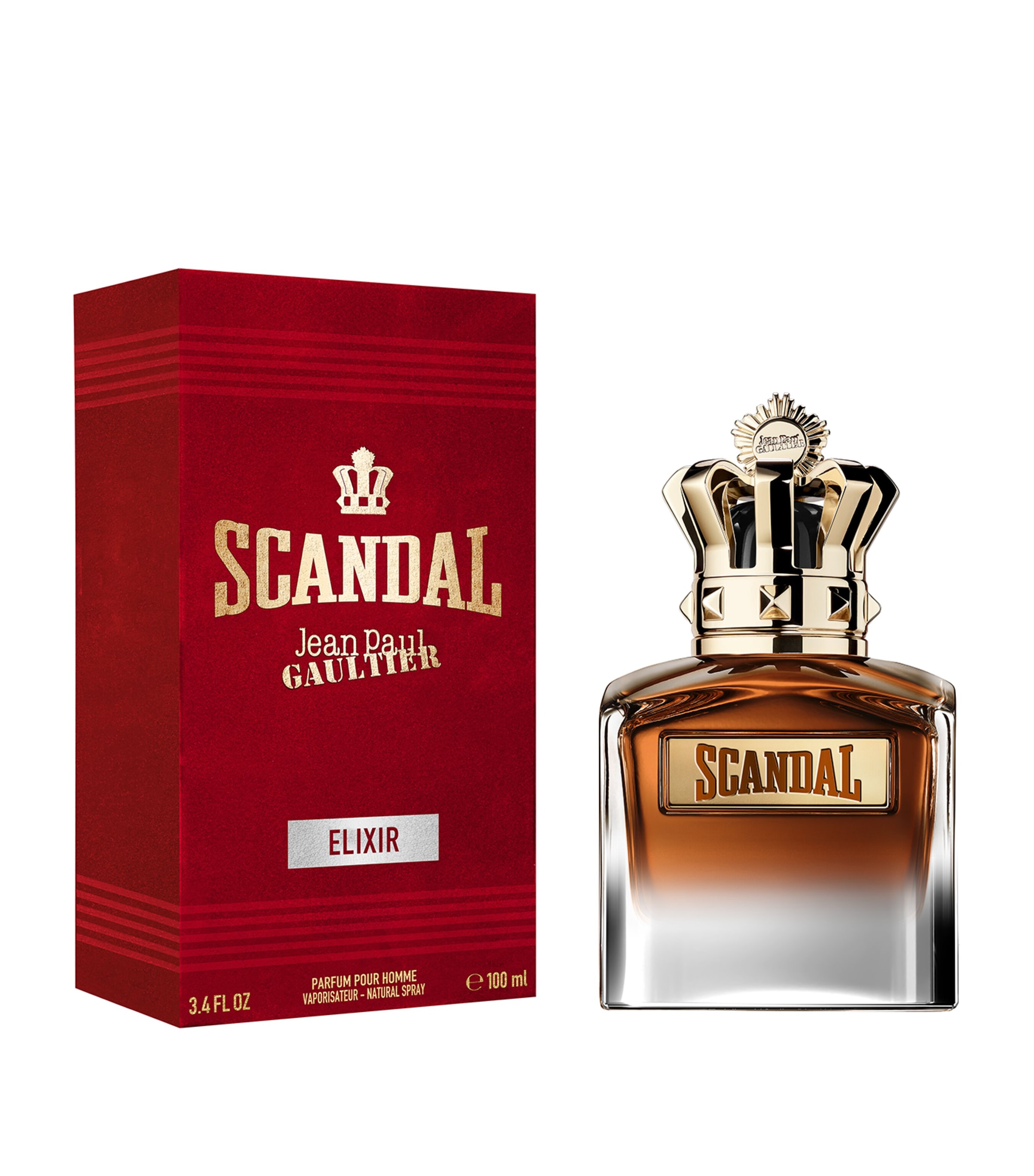Scandal Elixir Pour Homme Eau de Parfum (100ml) NO COLOUR Image 2