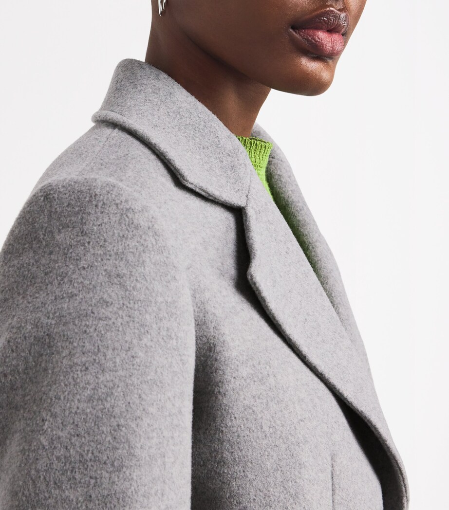 Wool Belted Coat MELANGE GREY Image 6