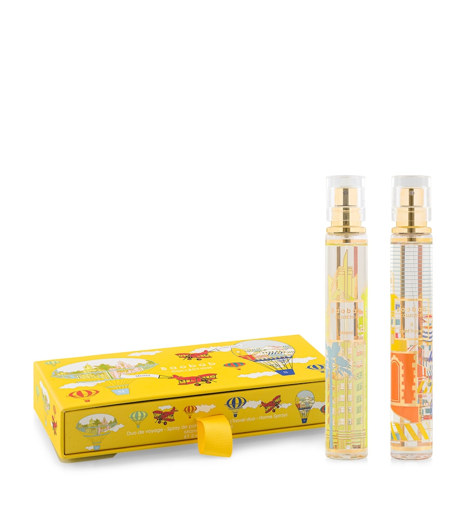 Baobab Collection À Saint-Tropez and Miami Room Spray Gift Set (2 x 44ml) Image 1