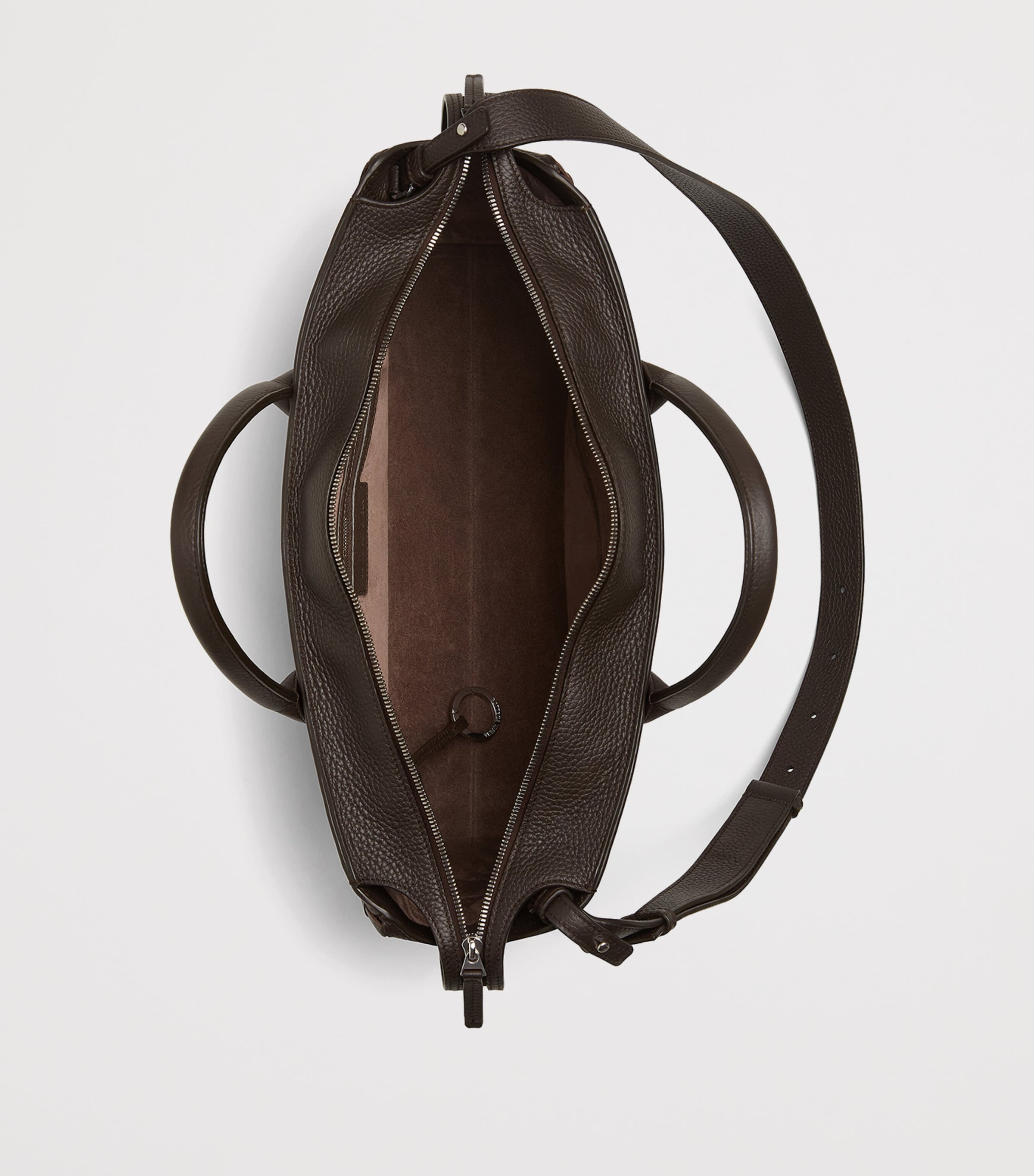 Large Grained Leather Interview Briefcase 2145 Image 3