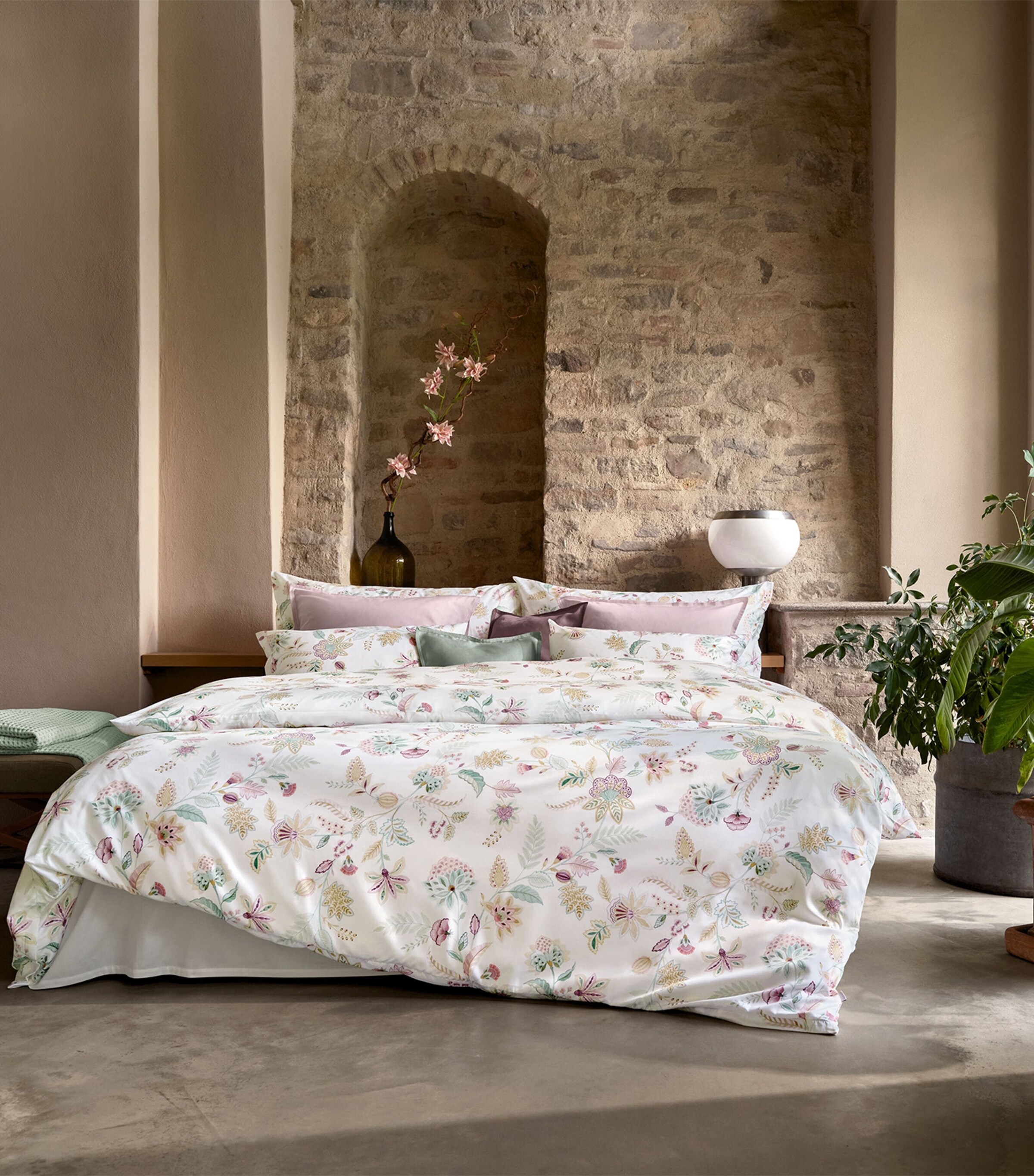 Schlossberg Ima-Noblesse Super King Duvet Cover (260cm x 220cm) Blanc Image 3