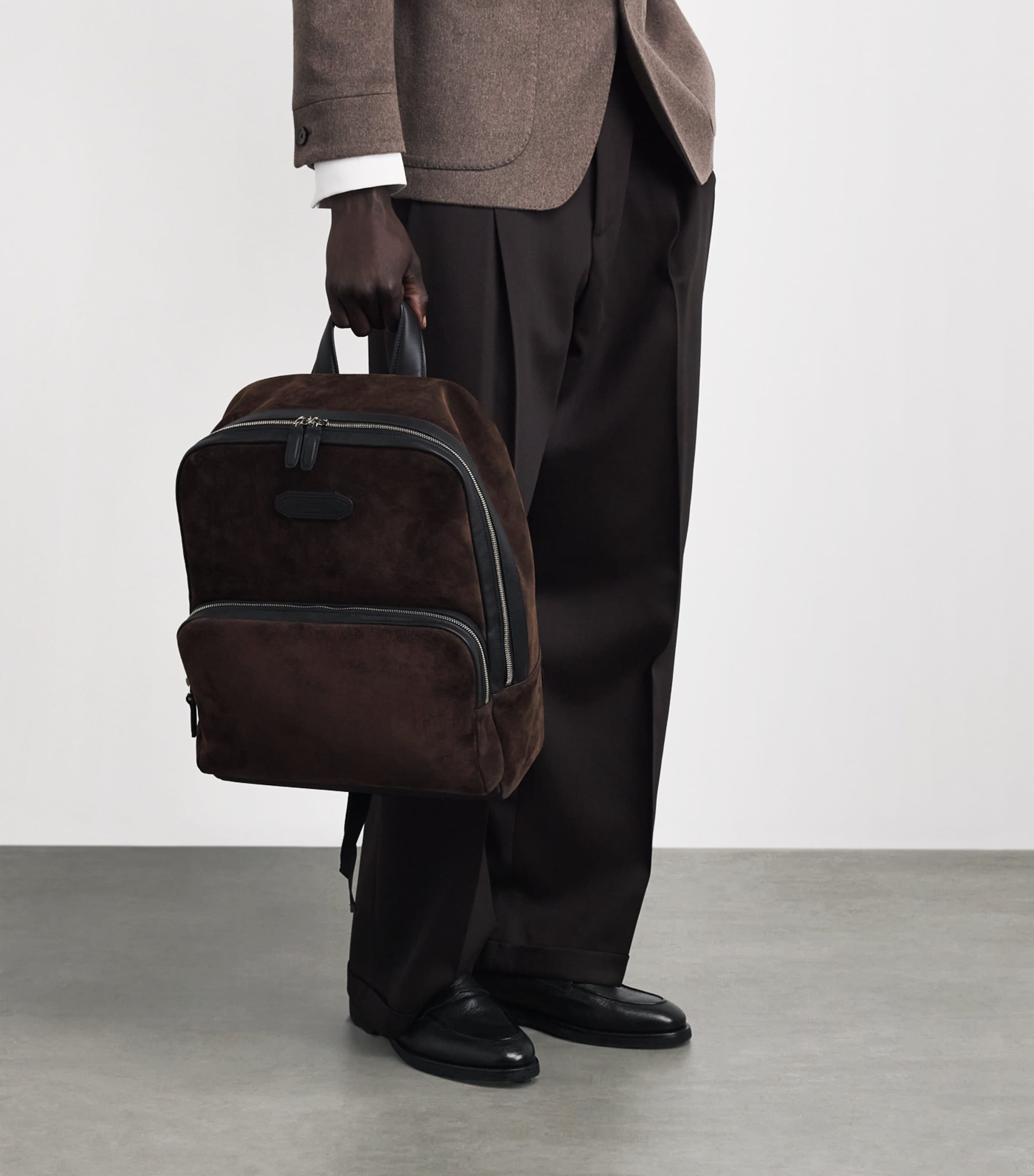 Brioni Suede Via Veneto Backpack Image 5