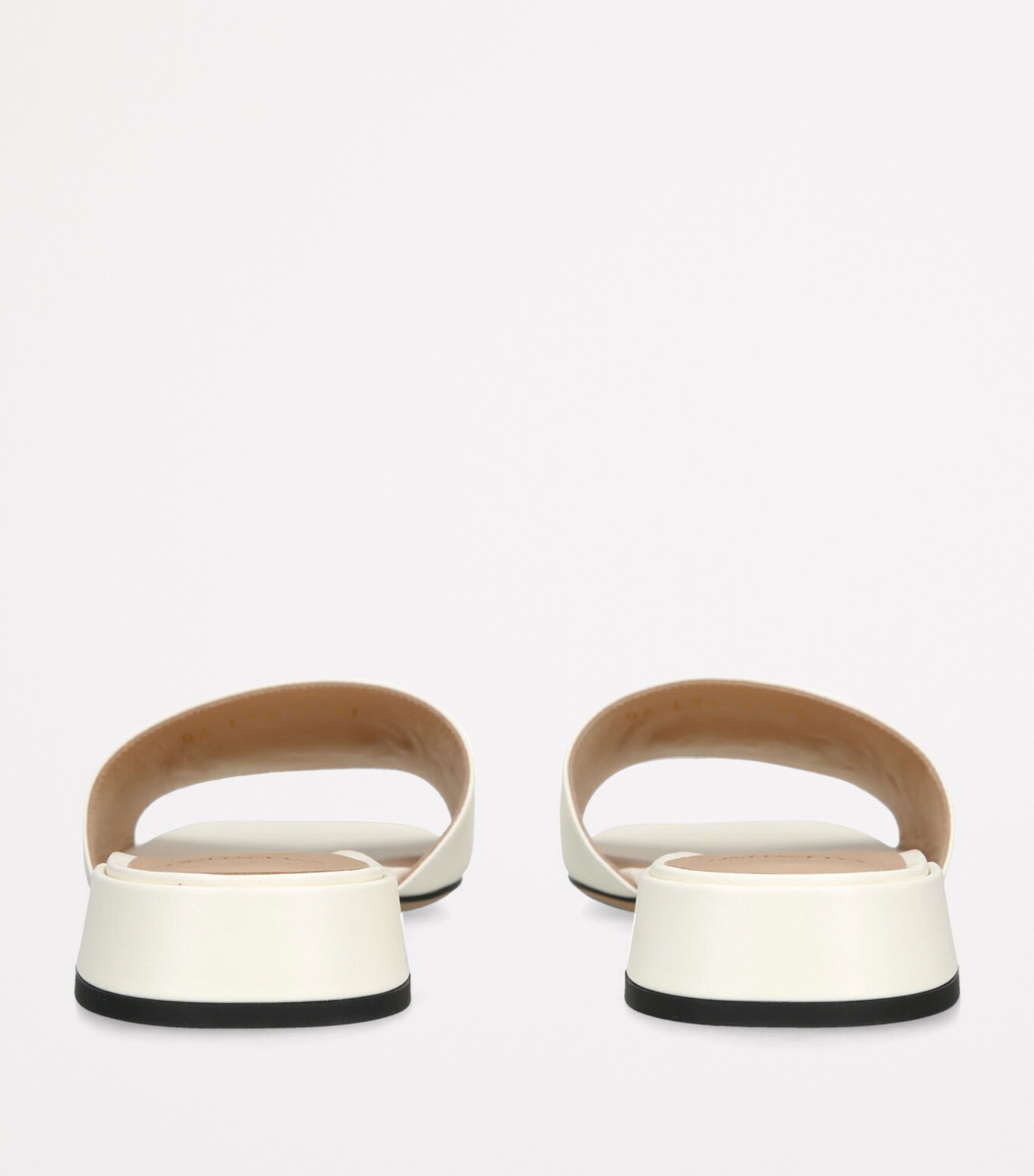 Leather VLogo Slides 20 WHITE Image 2