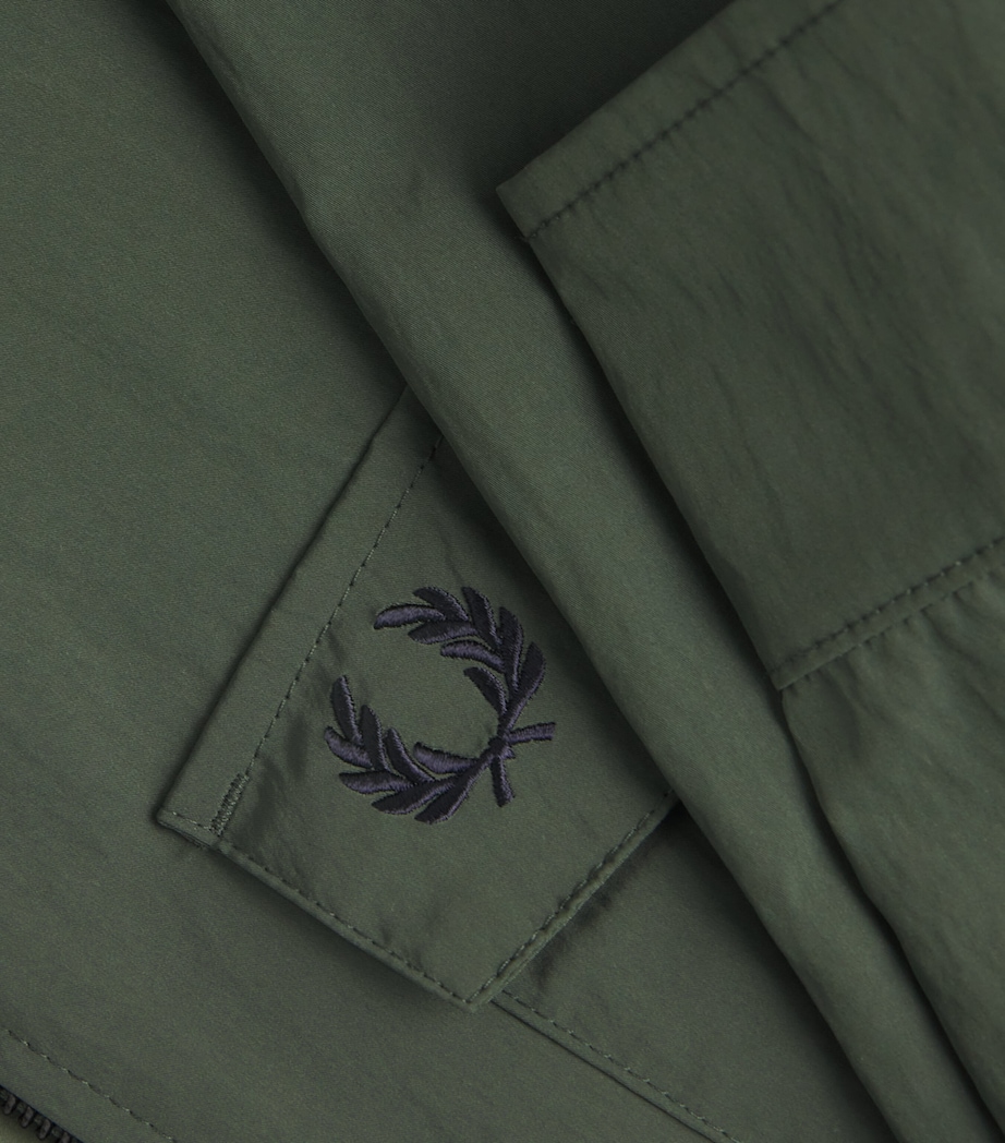 Twin-Pocket Logo Overshirt 36A COURT GREEN Image 5