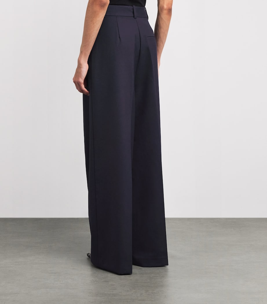 Lou Wide-Leg Trousers MIDNIGHT BLUE Image 4
