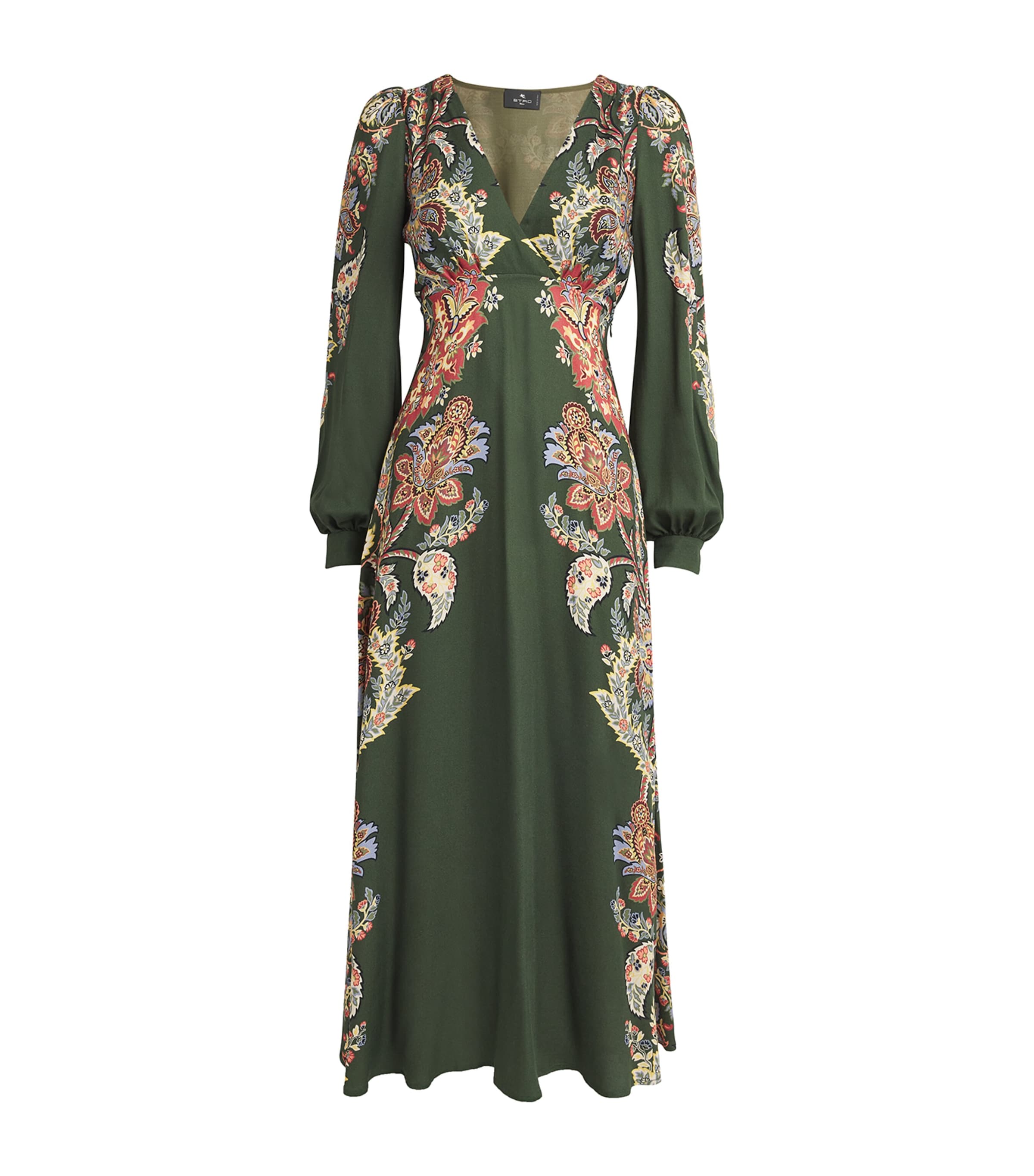 Shop Etro Paisley Print Midi Dress