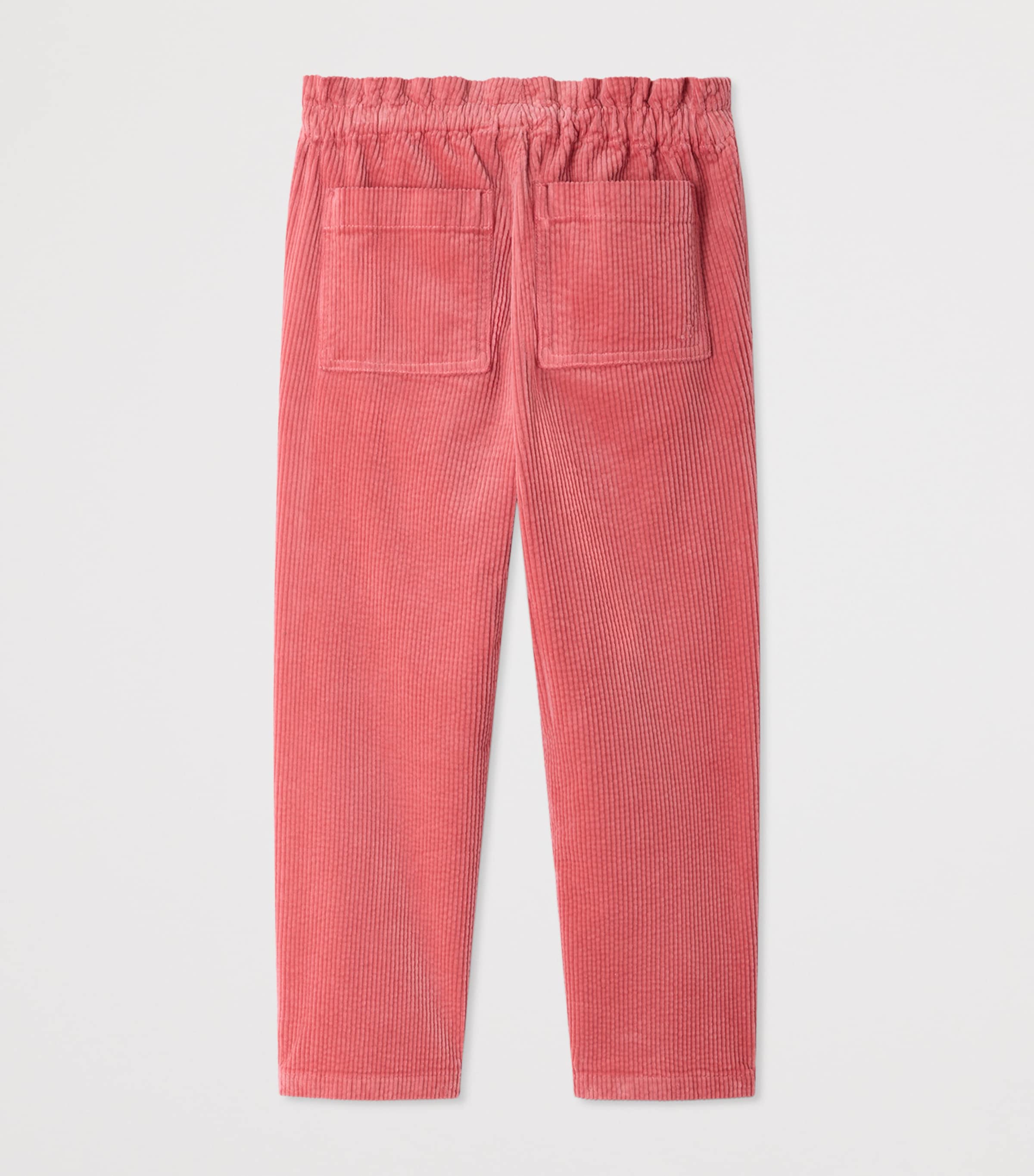 Bonpoint Stretch Cotton Corduroy Trousers (4-8 Years) Framboise Image 2