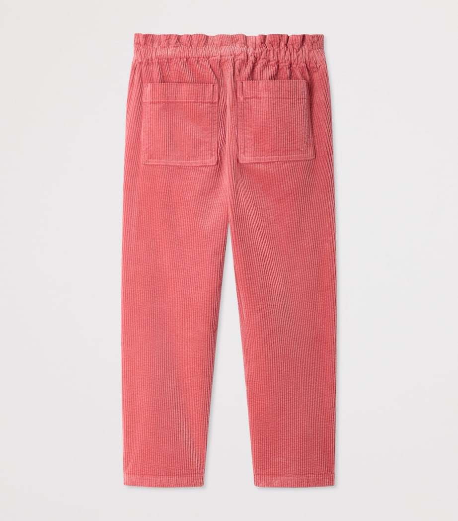 Bonpoint Stretch Cotton Corduroy Trousers (4-8 Years) Framboise Image 2