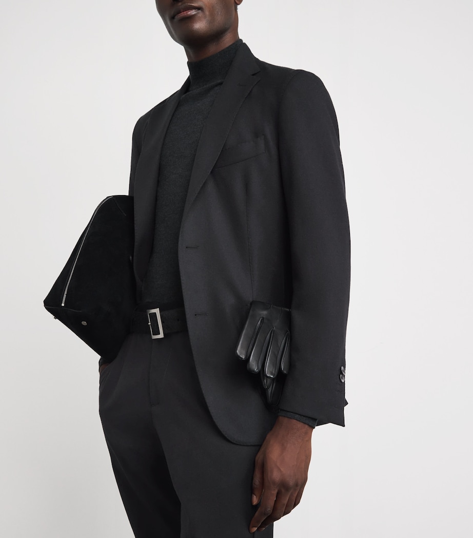 Cashmere Unstructured Blazer 30 - BLACK Image 6