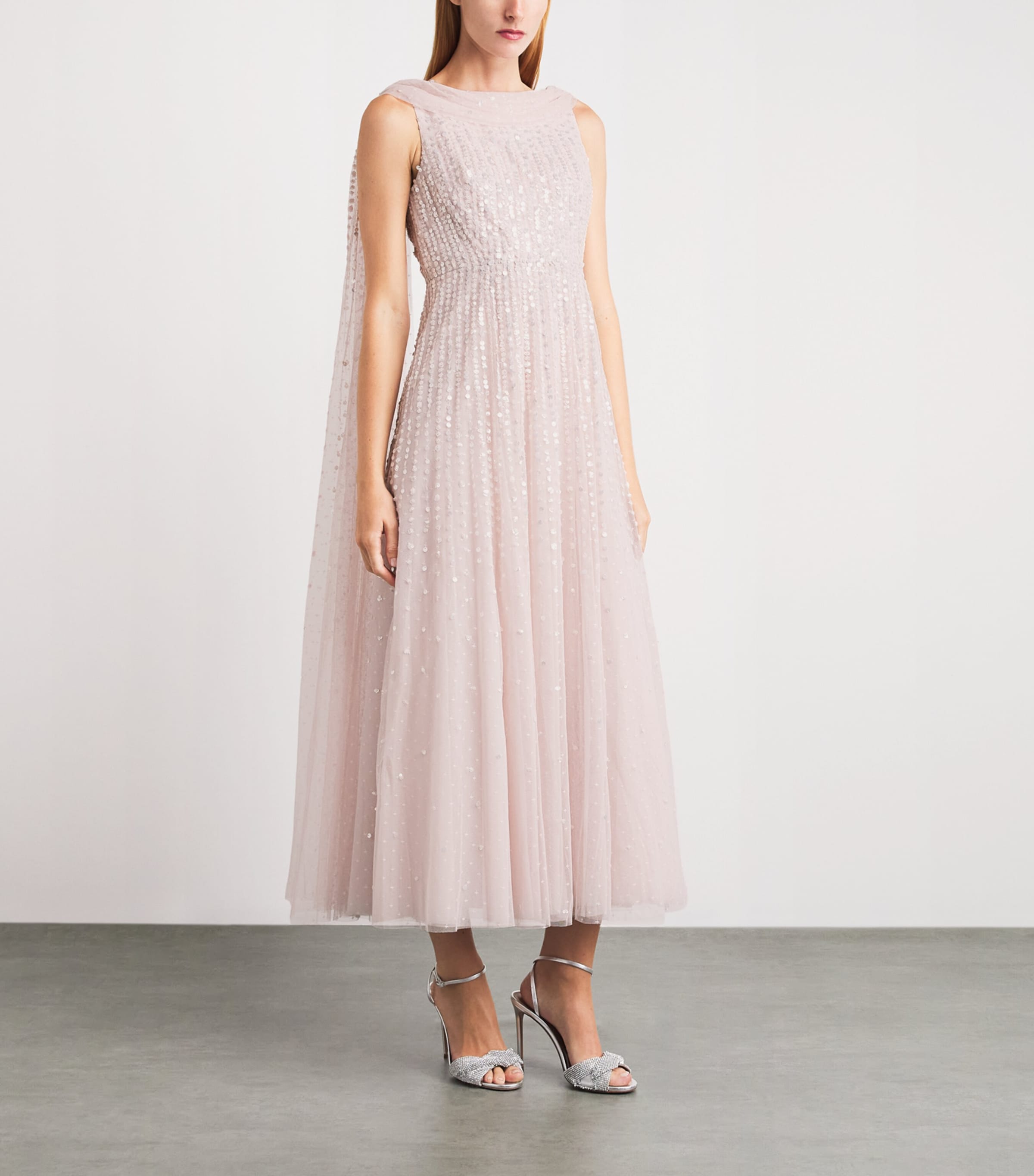 Needle & Thread Womens Moonlight Sequin Maxi Dress Shell Image 2