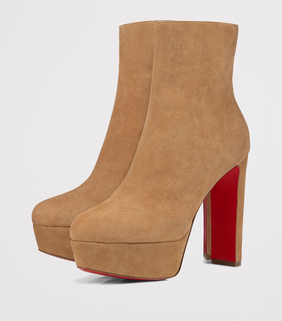 Loo Booty Suede Platform Boots 130 F486 Image 4