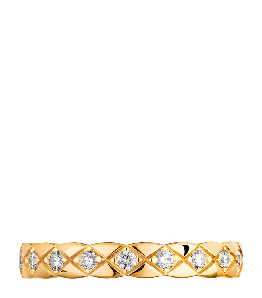 Yellow Gold and Diamond Coco Crush Ring GOLD Image 2